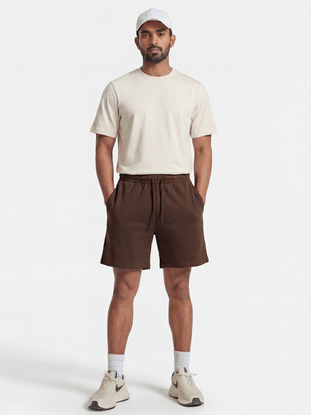 Chocolate Brown Cotton Men's Shorts