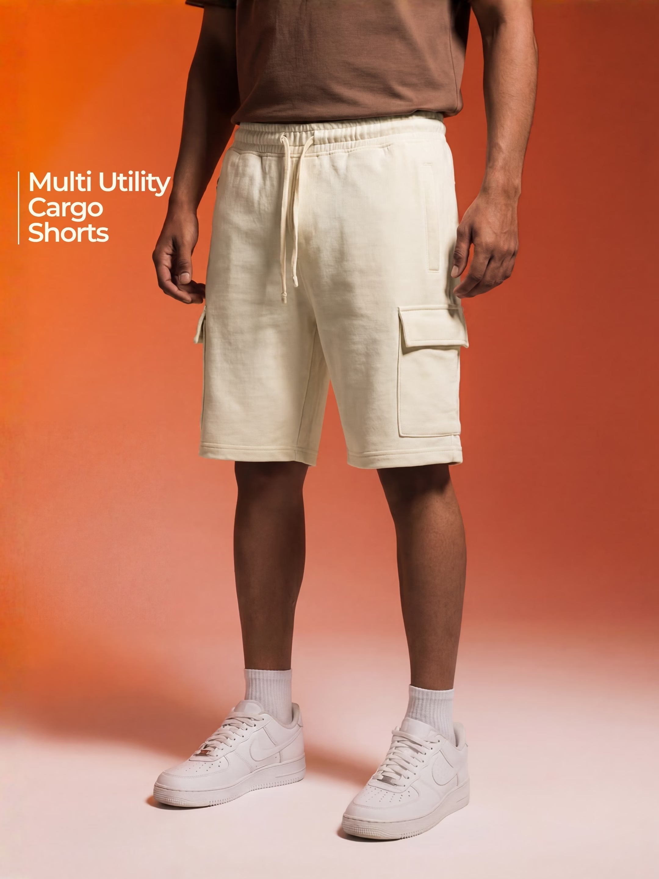 Off-White Cargo Cotton Men's Shorts