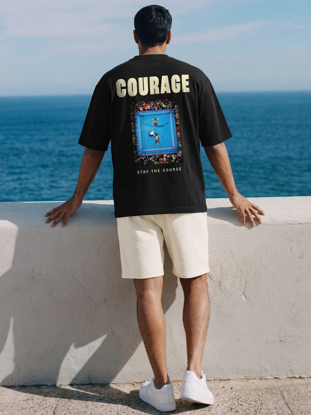 Courage Cotton Men's Oversized T-Shirt