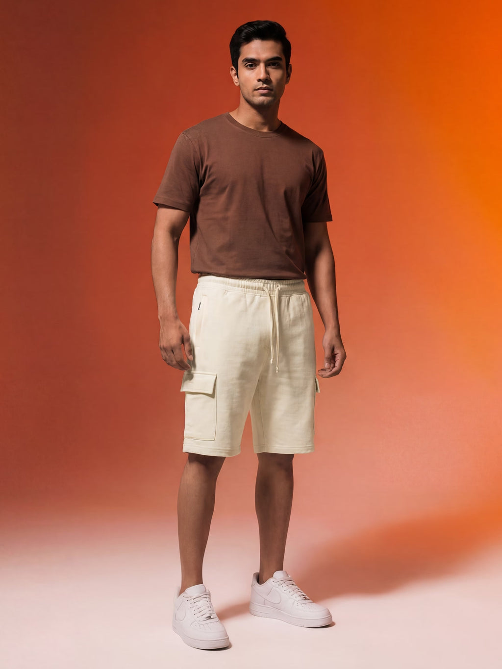 Off-White Cargo Cotton Men's Shorts
