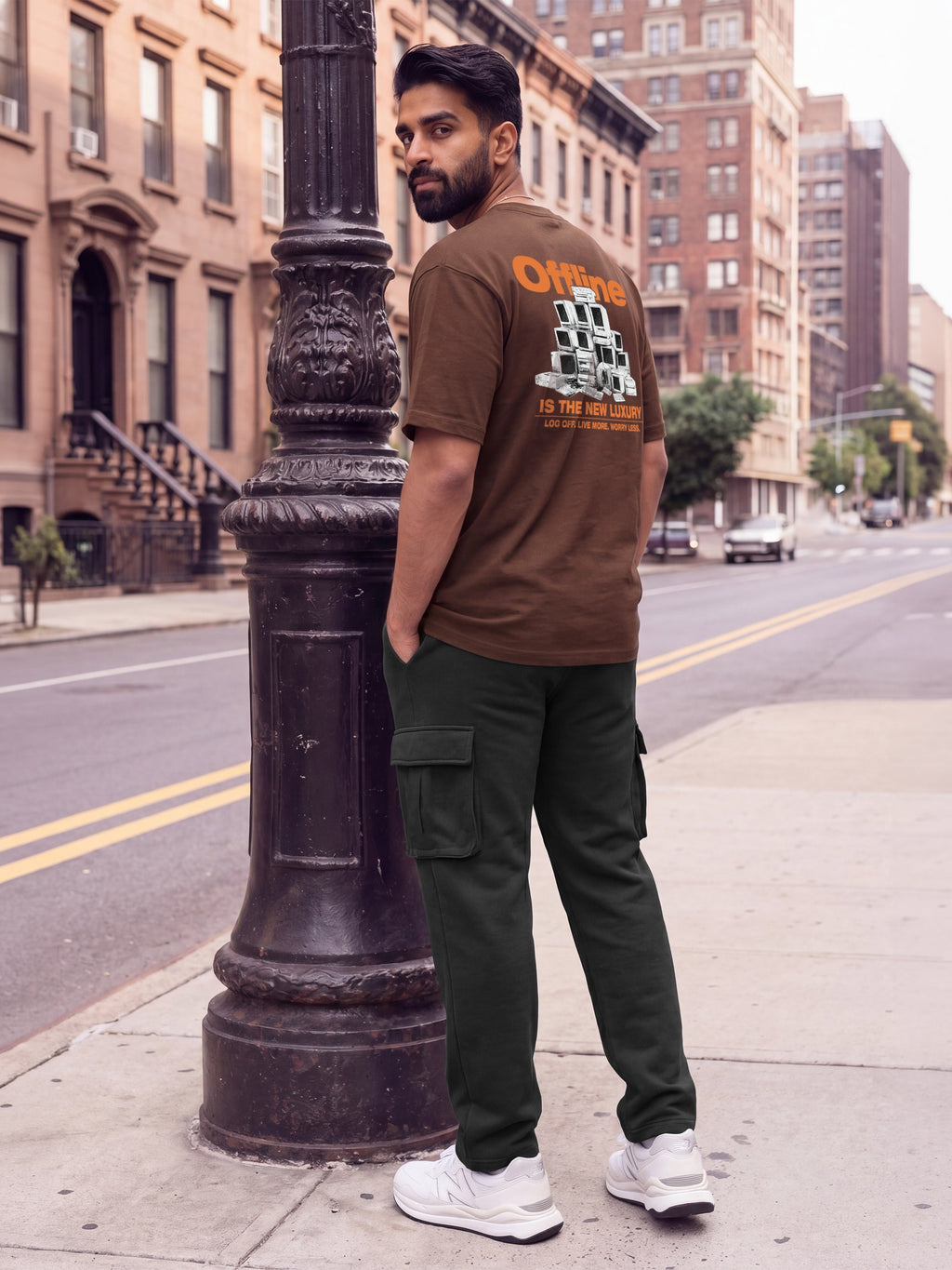 Offline Cotton Men's Oversized T-Shirt