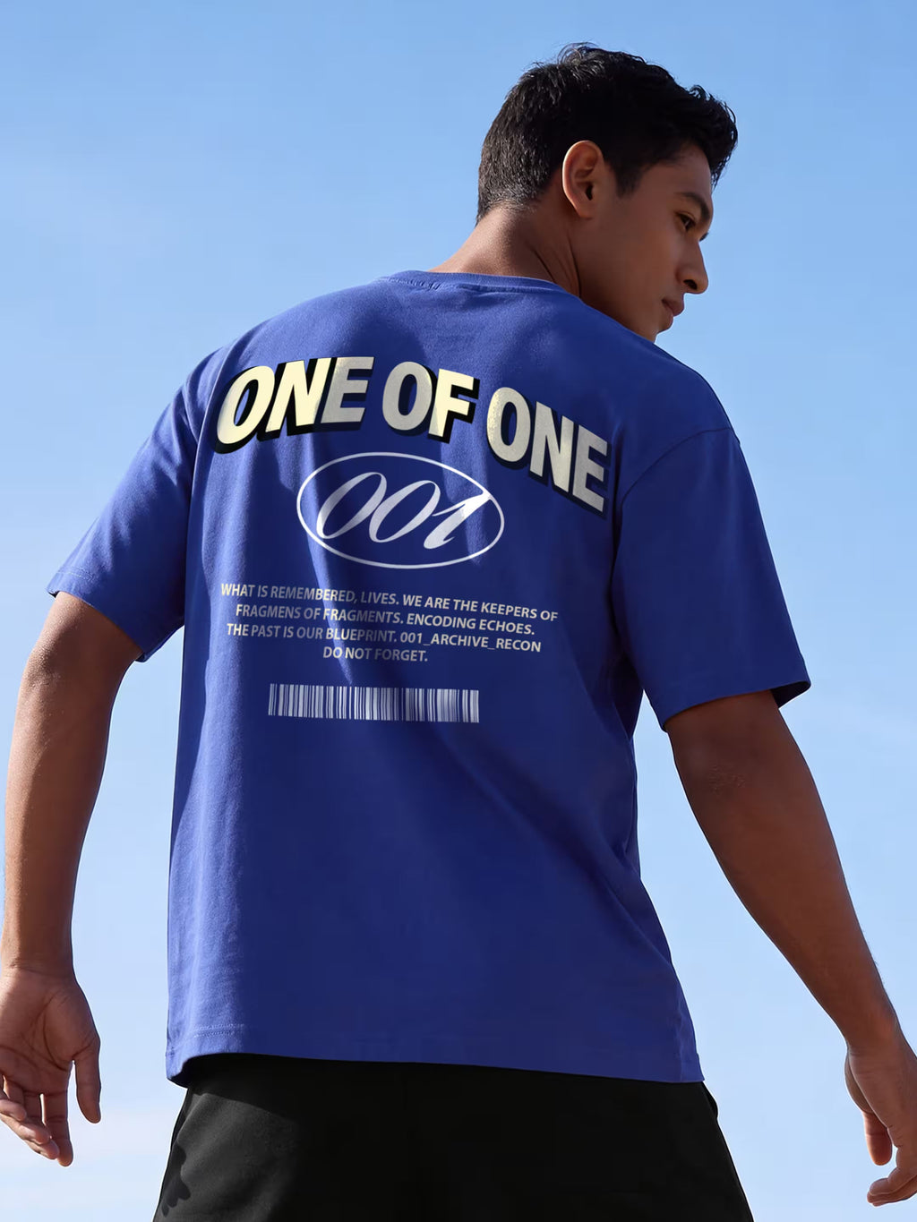 One Of One Cotton Men's Oversized T-Shirt