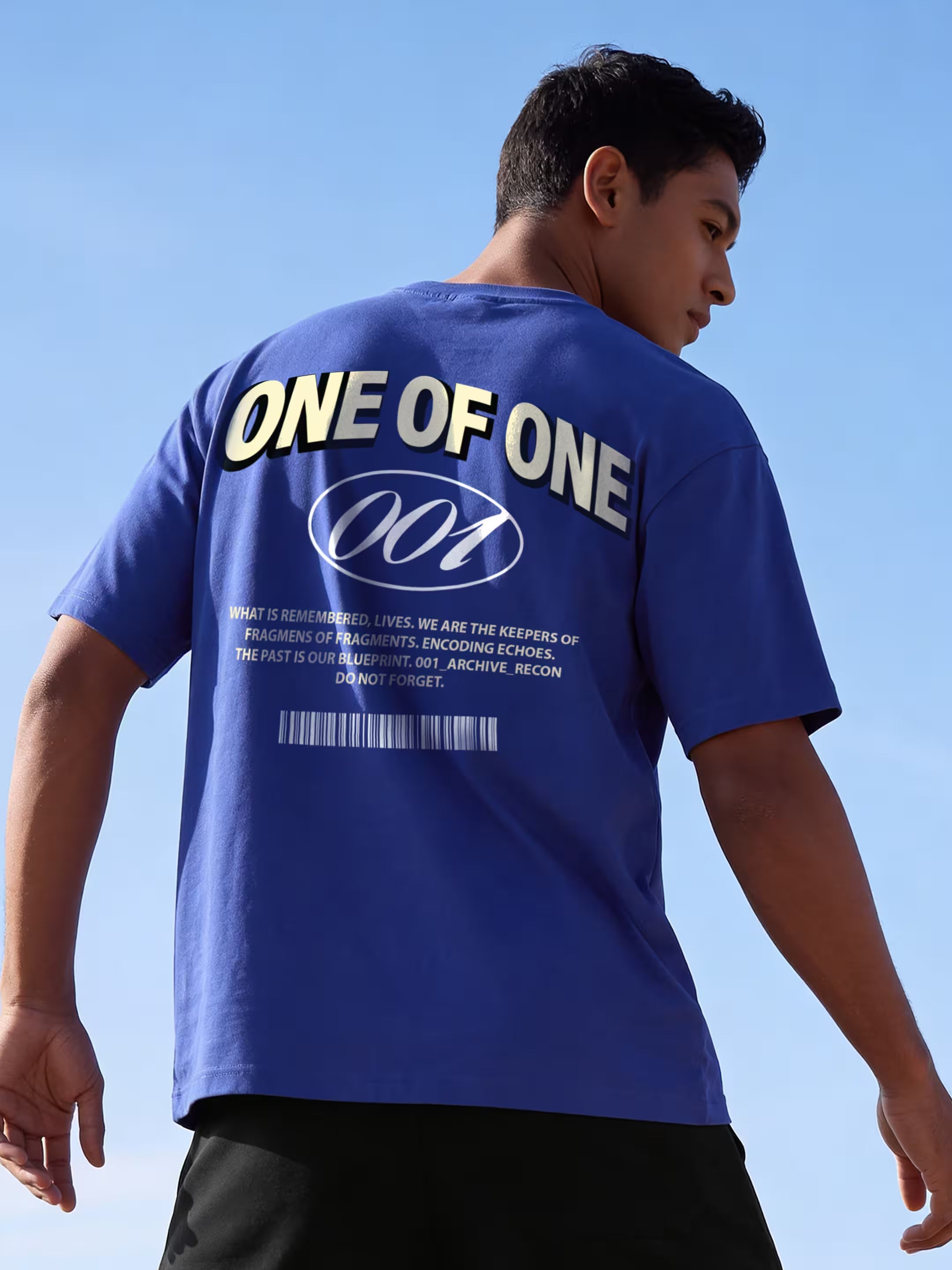 One Of One Cotton Men's Oversized T-Shirt
