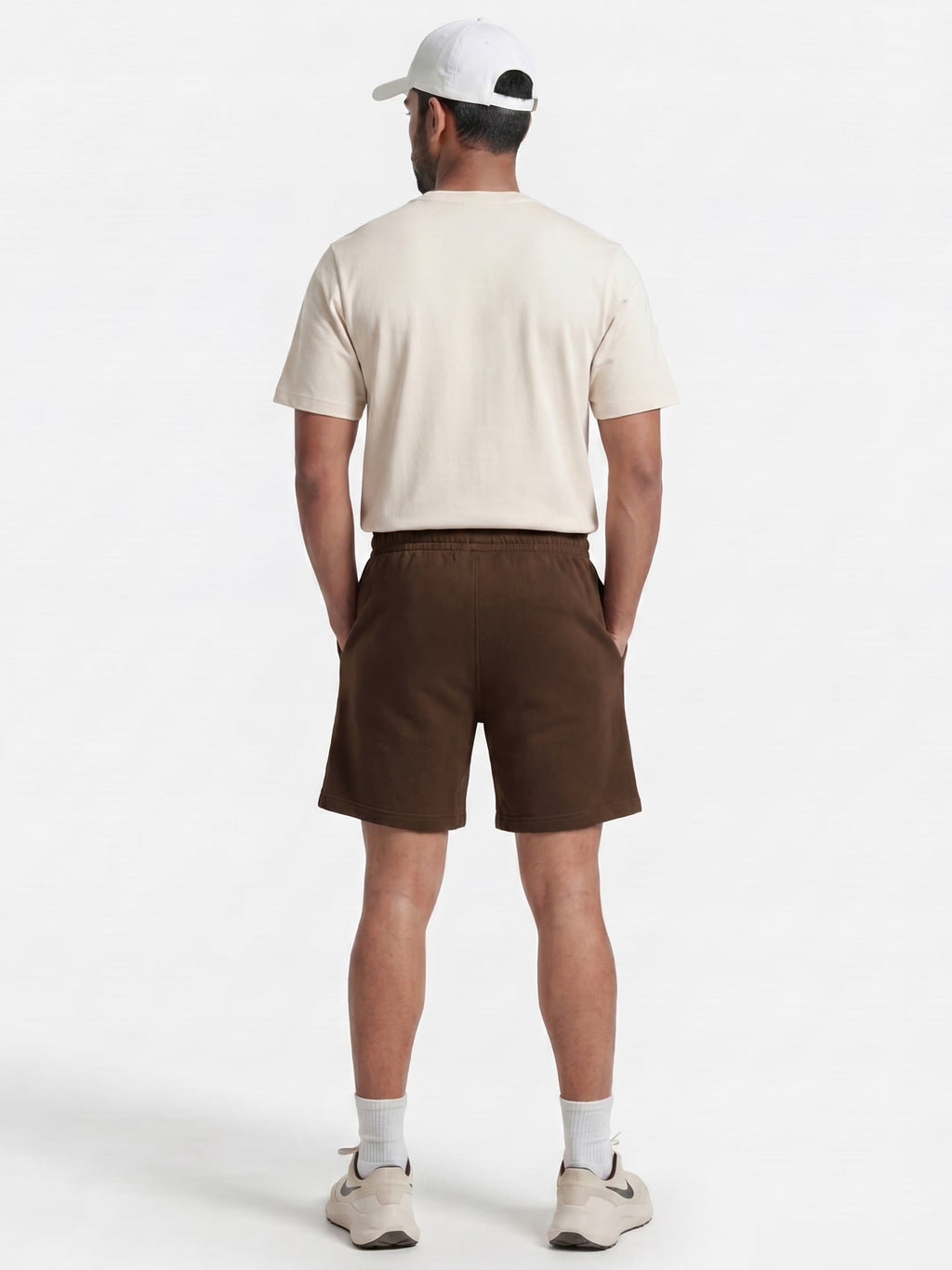 Chocolate Brown Cotton Men's Shorts