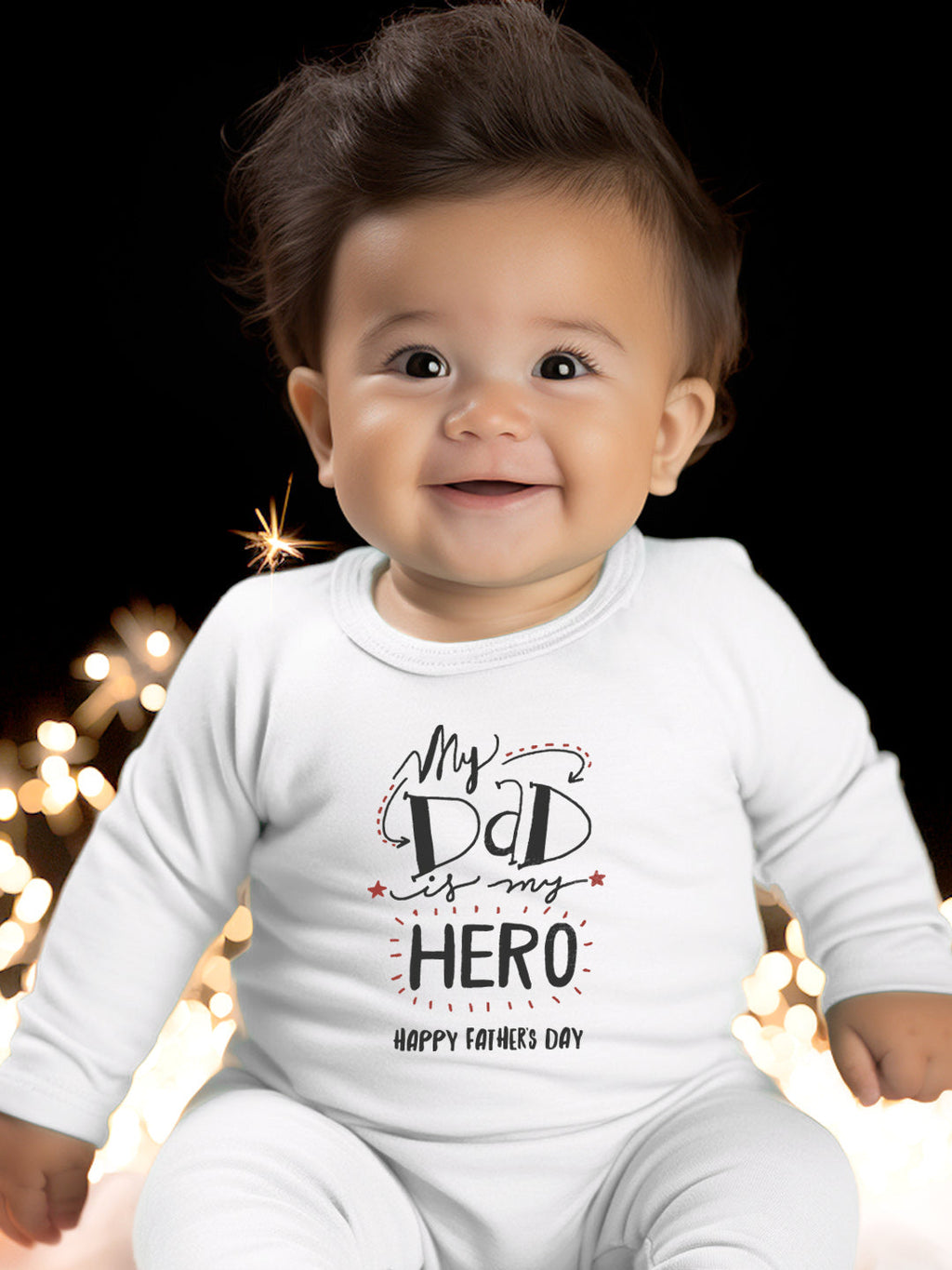 My Dad Is My Hero Baby Romper | Onesies
