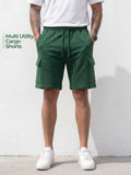 Forest Green Cargo Cotton Men's Shorts