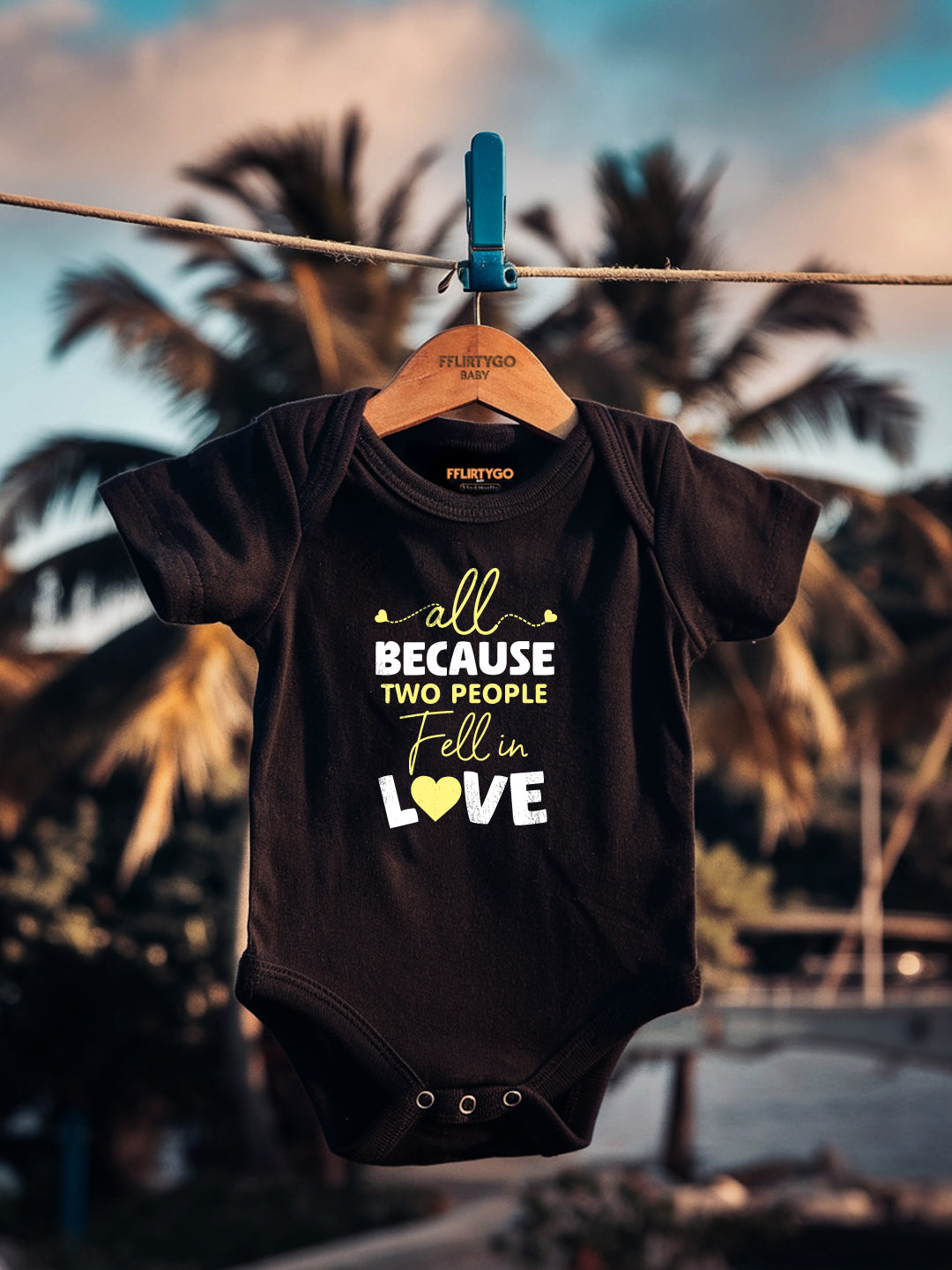 Fell In Love Baby Romper | Onesies