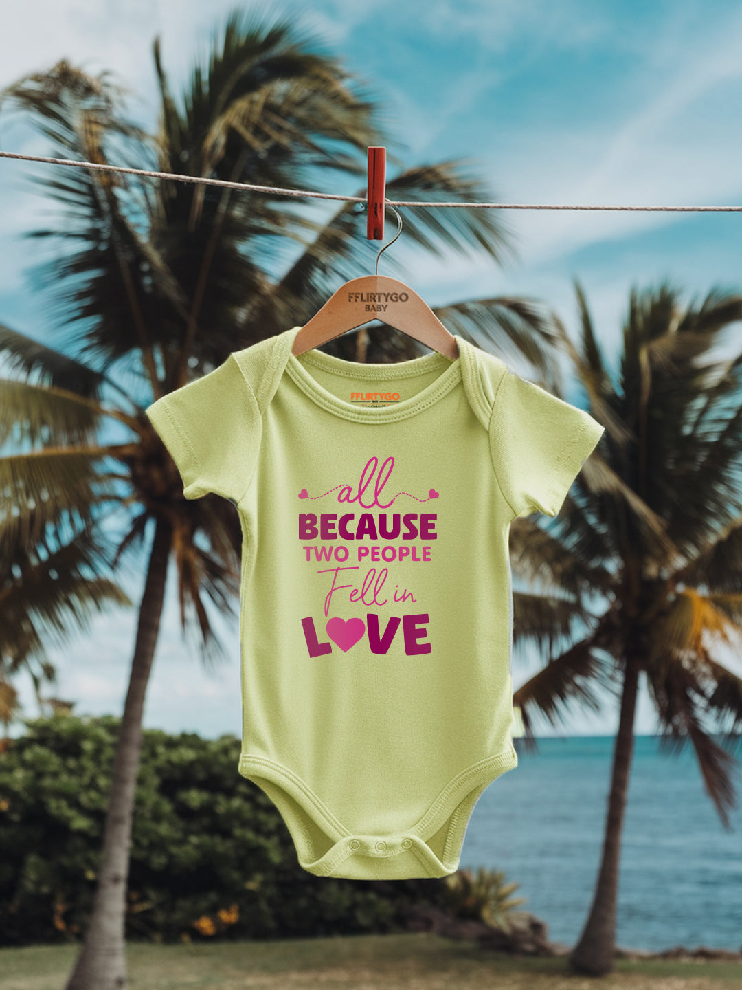 Fell In Love Baby Romper | Onesies