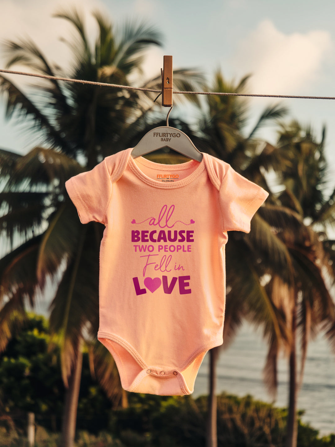 Fell In Love Baby Romper | Onesies