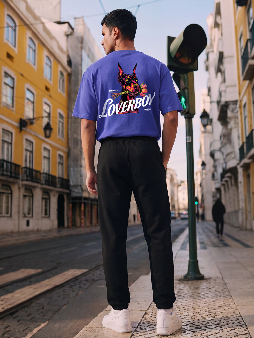 Lover Boy Cotton Men's Oversized T-Shirt