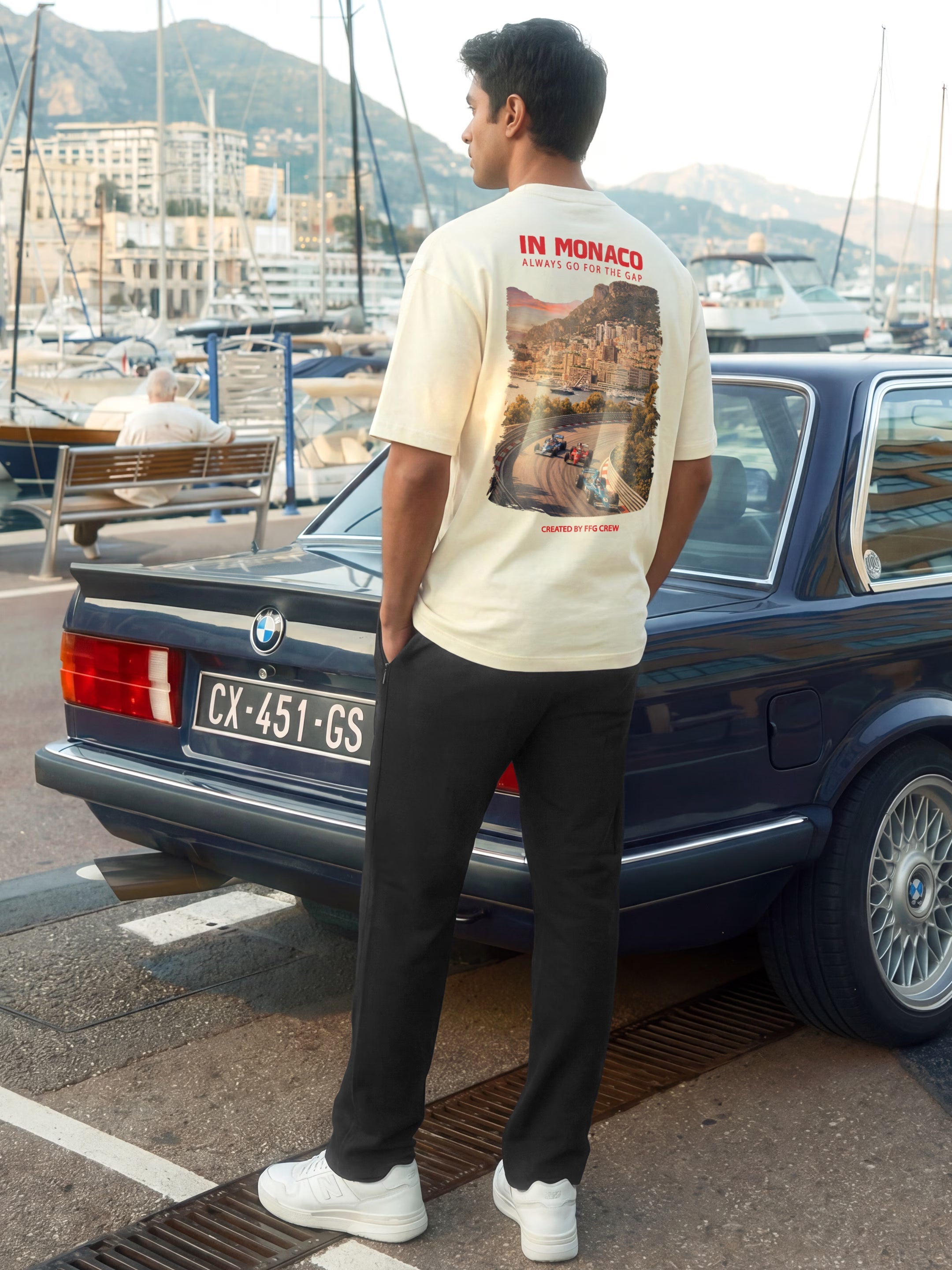 Monaco Cotton Men's Oversized T-Shirt