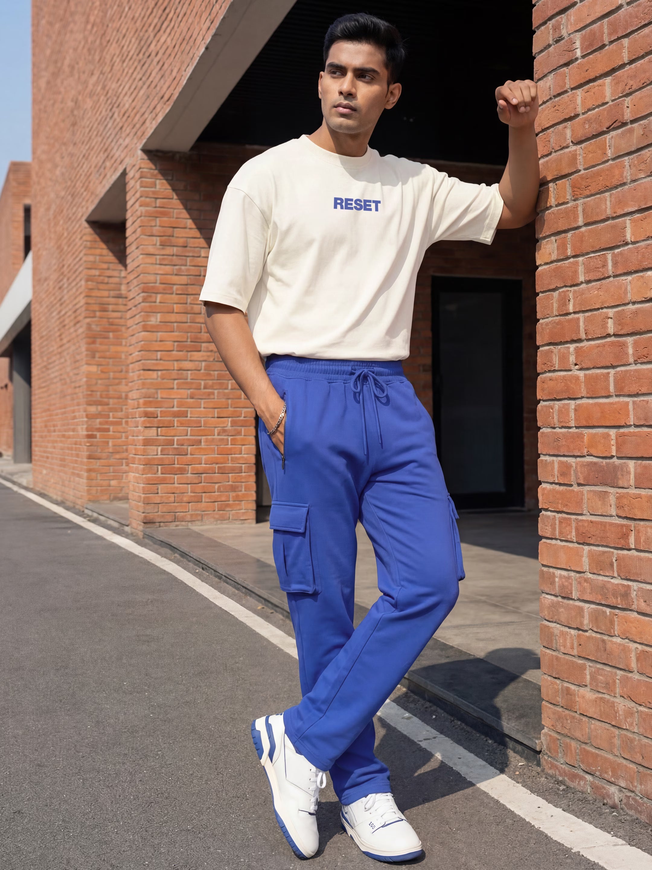 New Era Cotton Men's Oversized T-Shirt