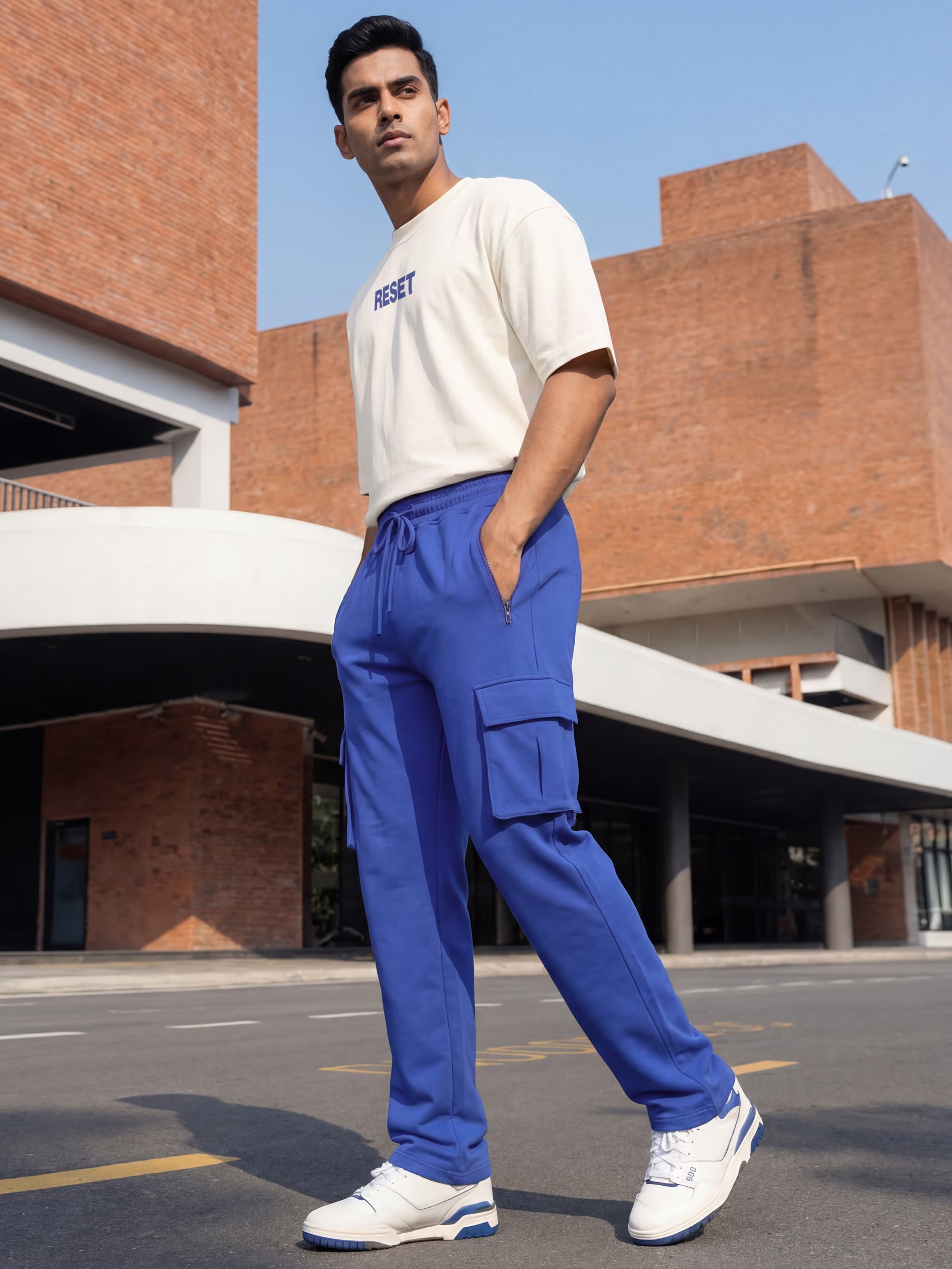 New Era Cotton Men's Oversized T-Shirt