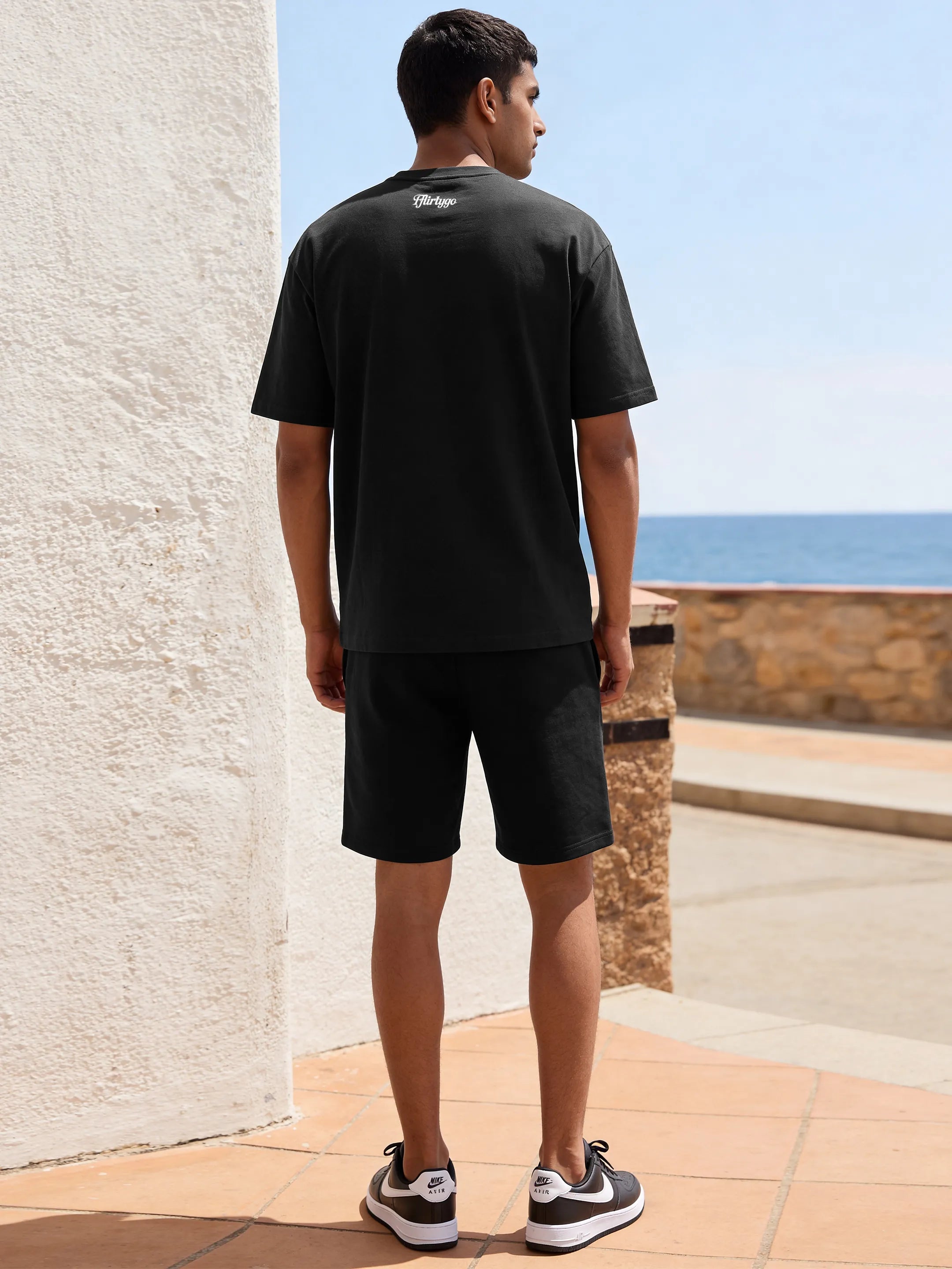 Push Harder Cotton Men's Oversized T-Shirt