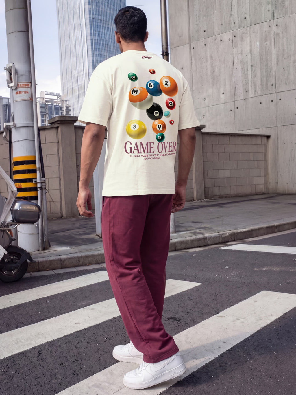 Game Over Cotton Men's Oversized T-Shirt