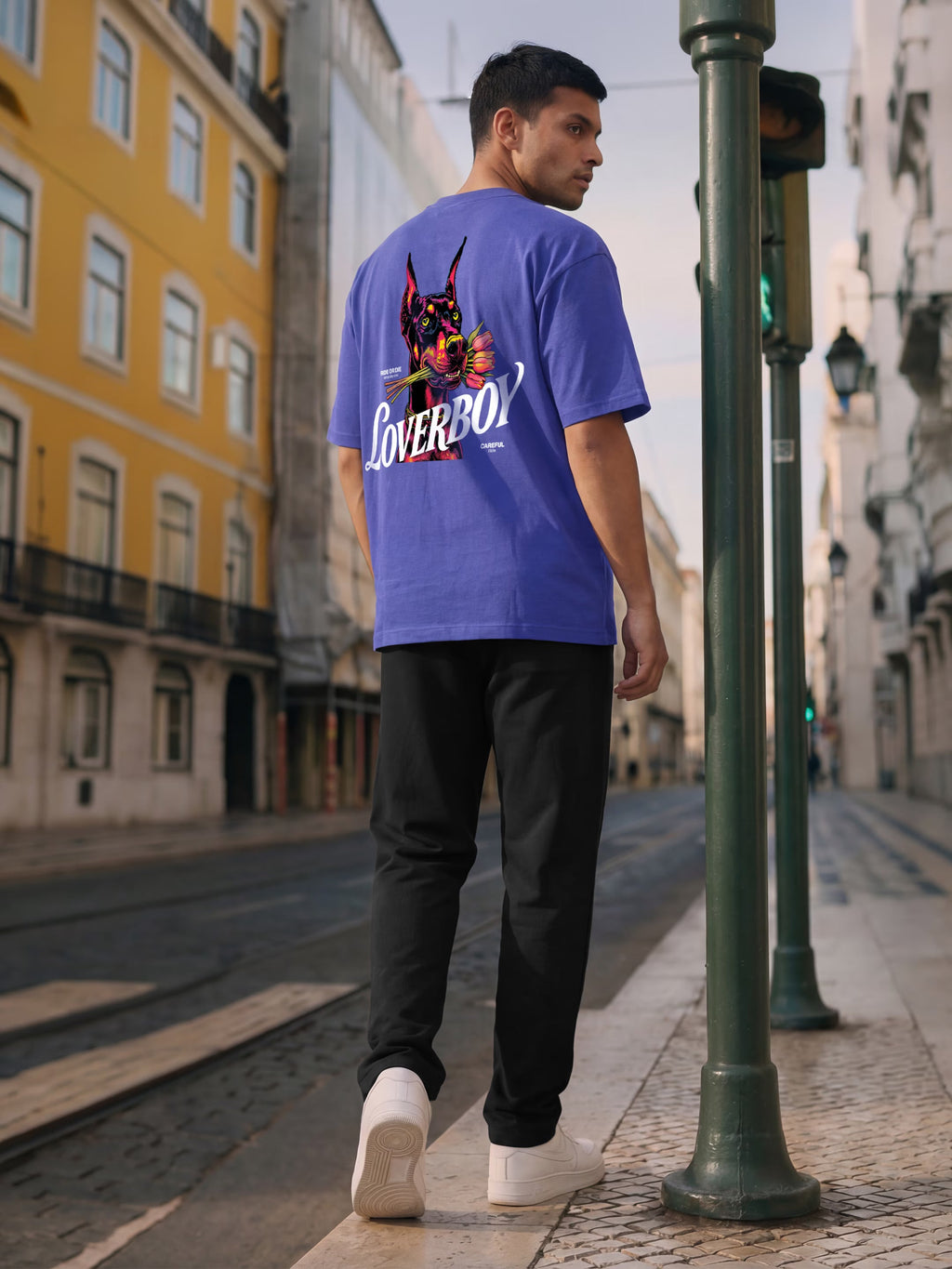 Lover Boy Cotton Men's Oversized T-Shirt