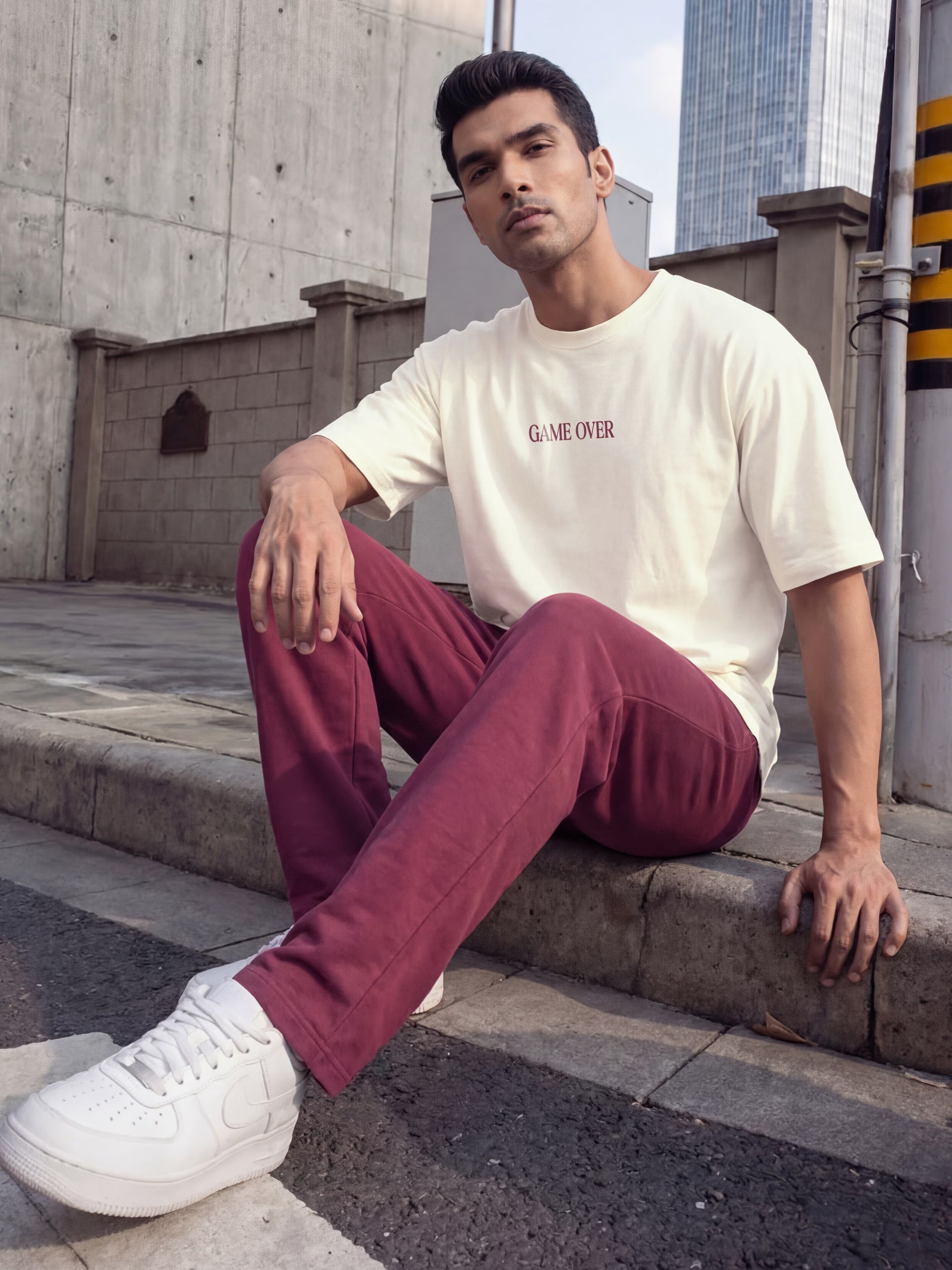 Game Over Cotton Men's 240 GSM AirEase Co-ord