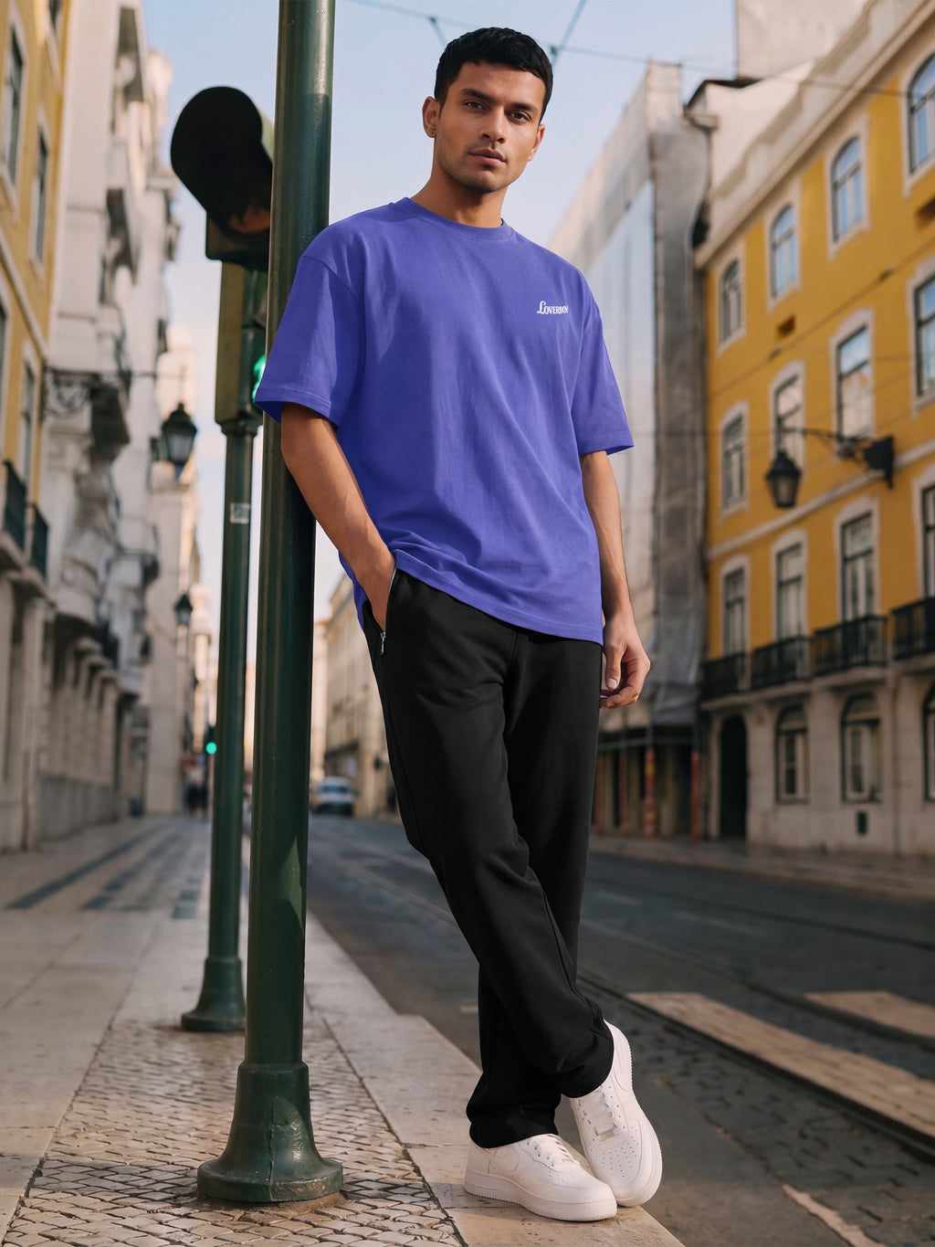 Lover Boy Cotton Men's Oversized T-Shirt