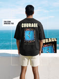 Courage Cotton Men's Oversized T-Shirt