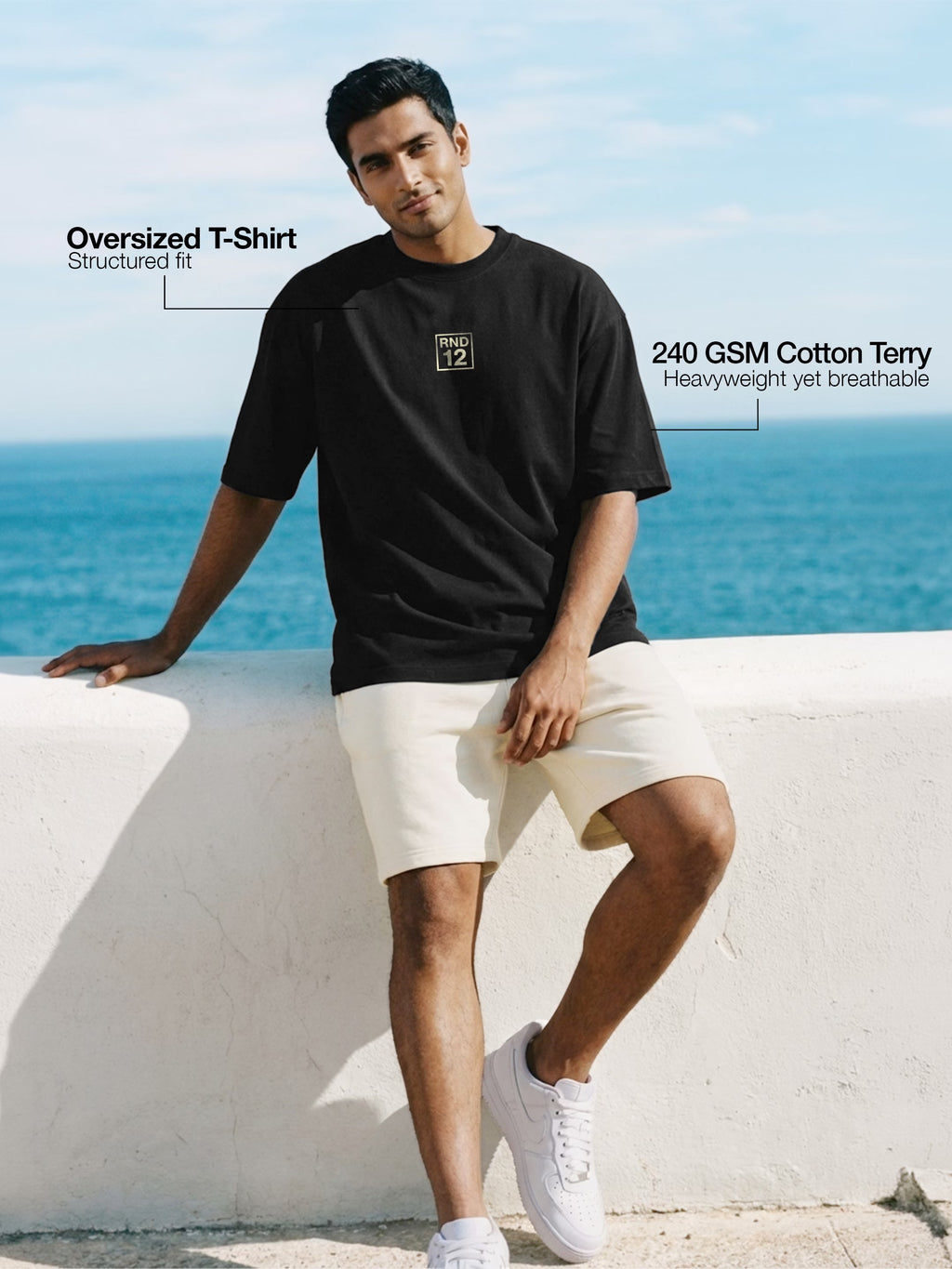 Courage Cotton Men's Oversized T-Shirt
