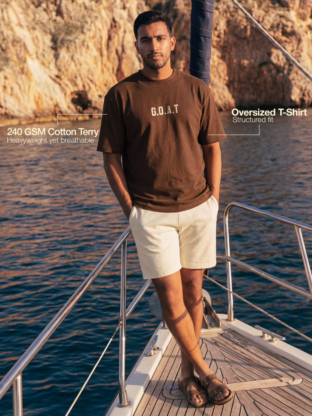 GOAT Men's Oversized T-Shirt