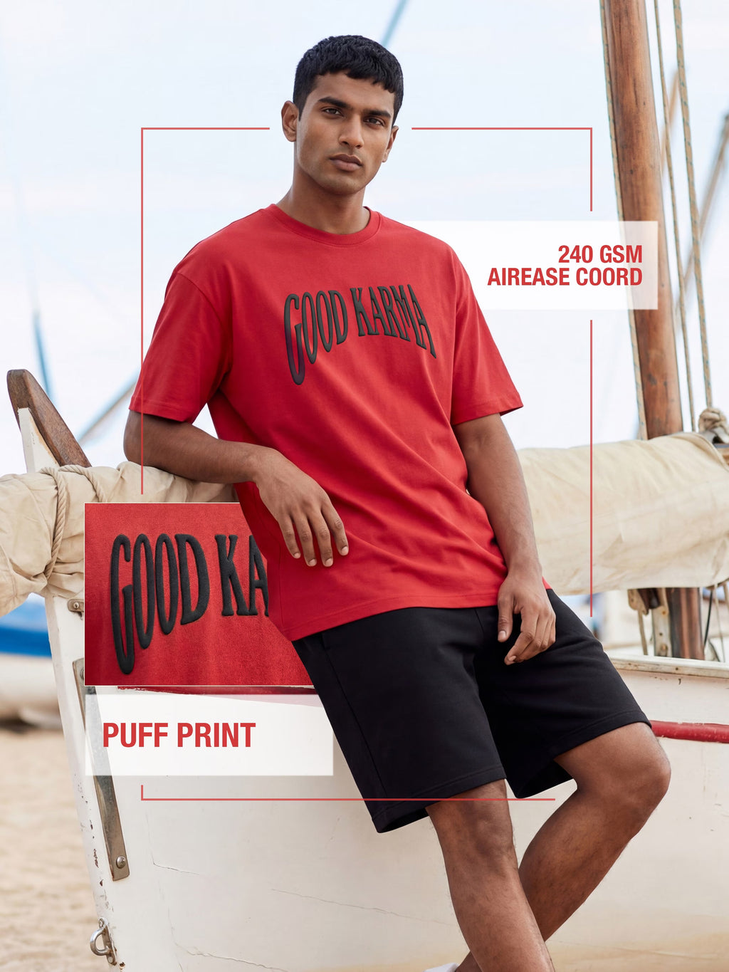 Good Karma Cotton Men's 240 GSM AirEase Summer Coords