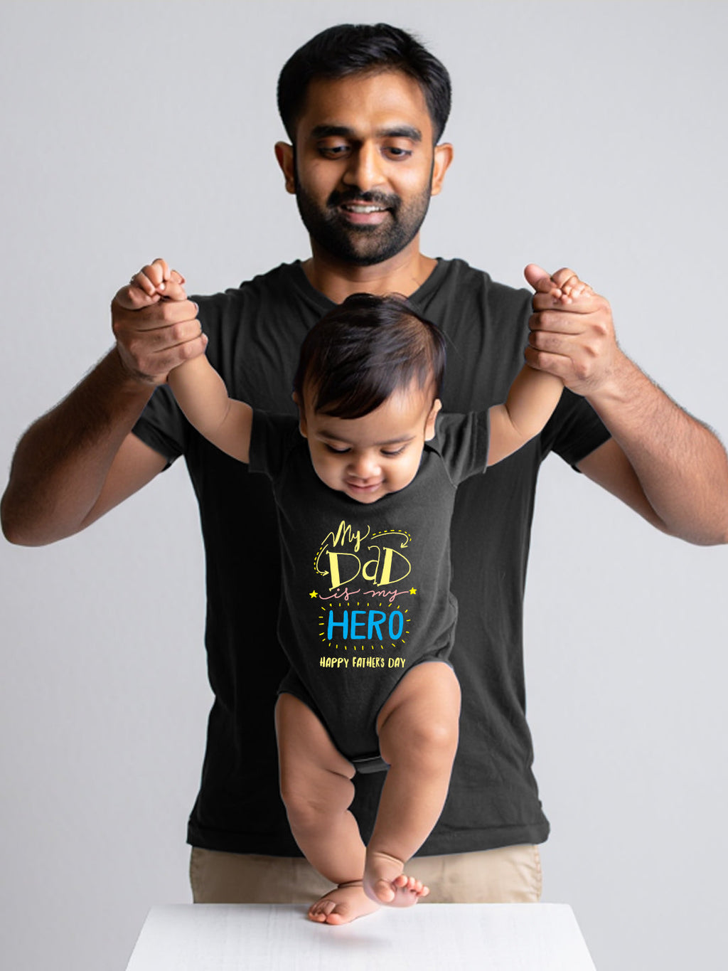 My Dad Is My Hero Baby Romper | Onesies
