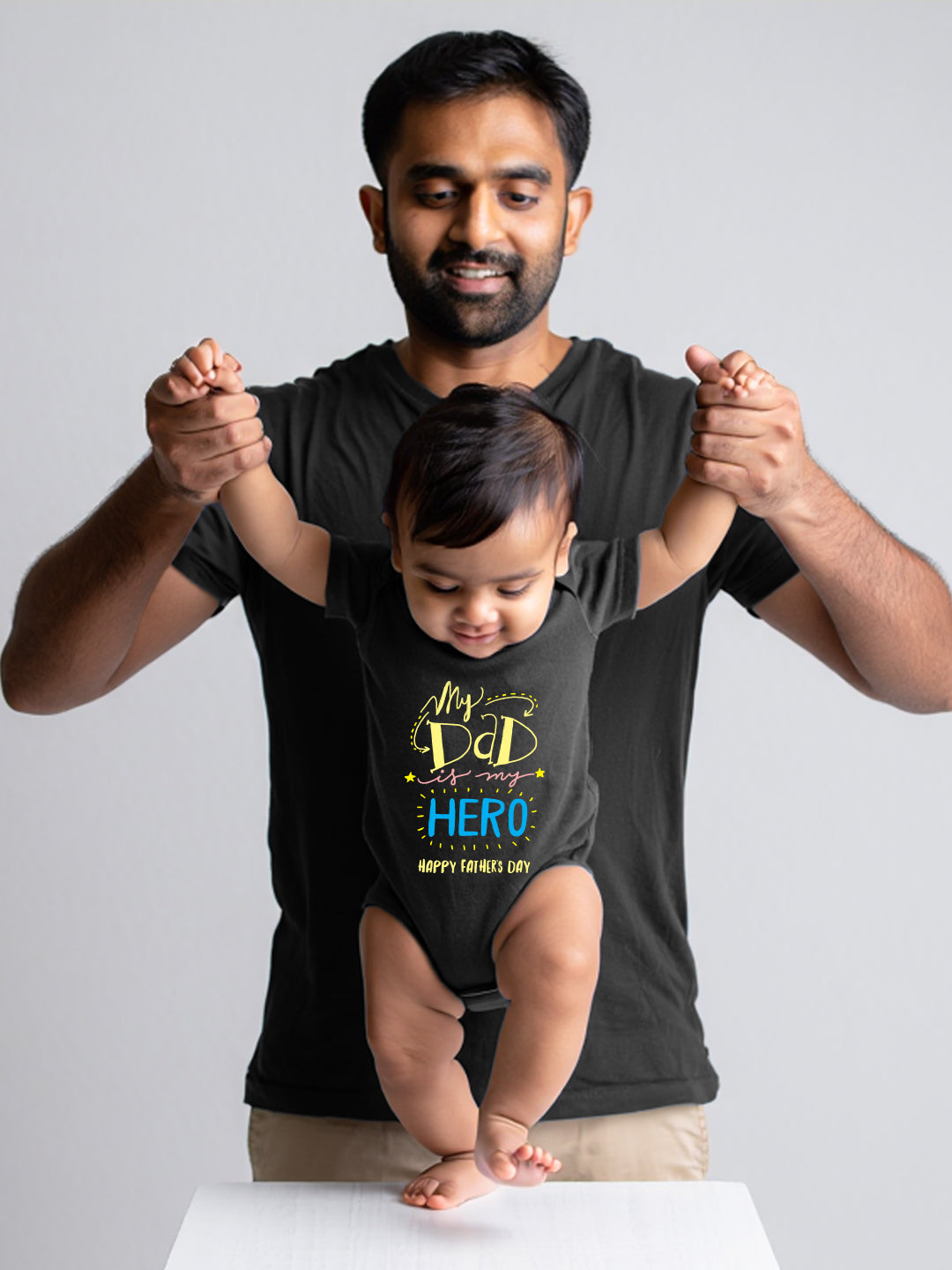 My Dad Is My Hero Baby Romper | Onesies