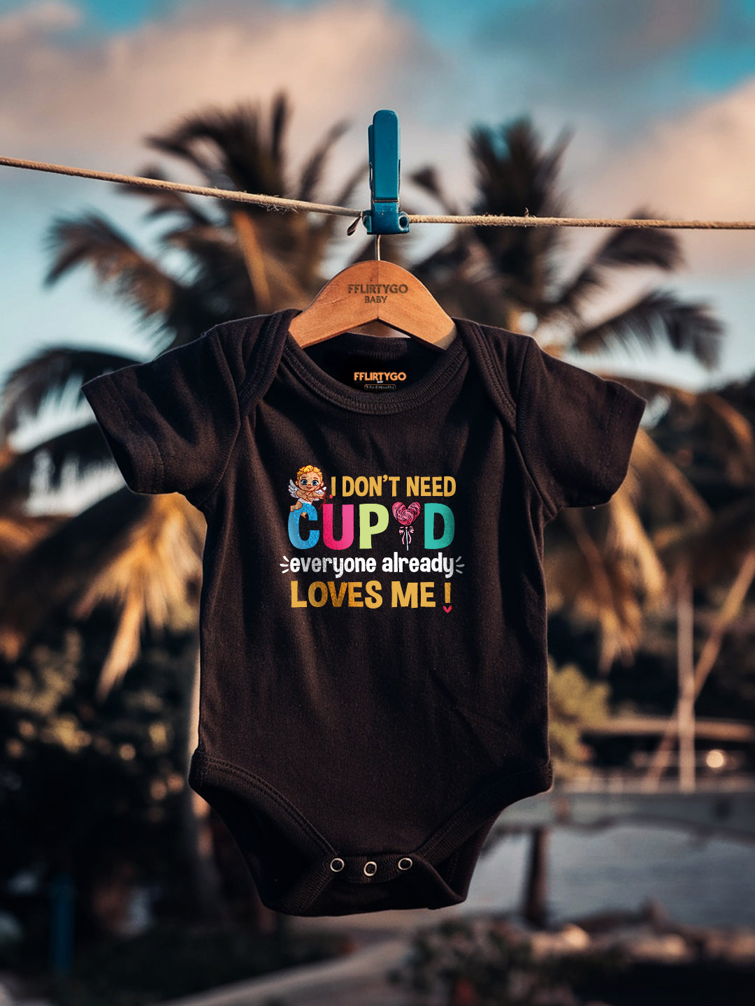 I Don't Need Cupid Baby Romper | Onesies
