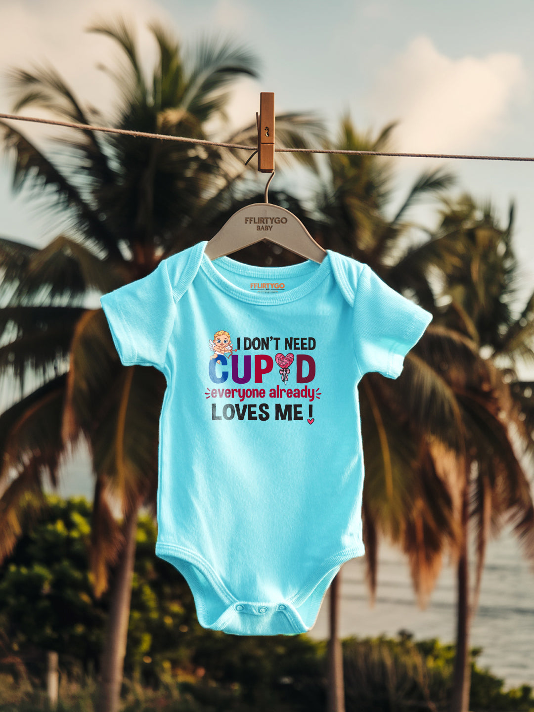I Don't Need Cupid Baby Romper | Onesies