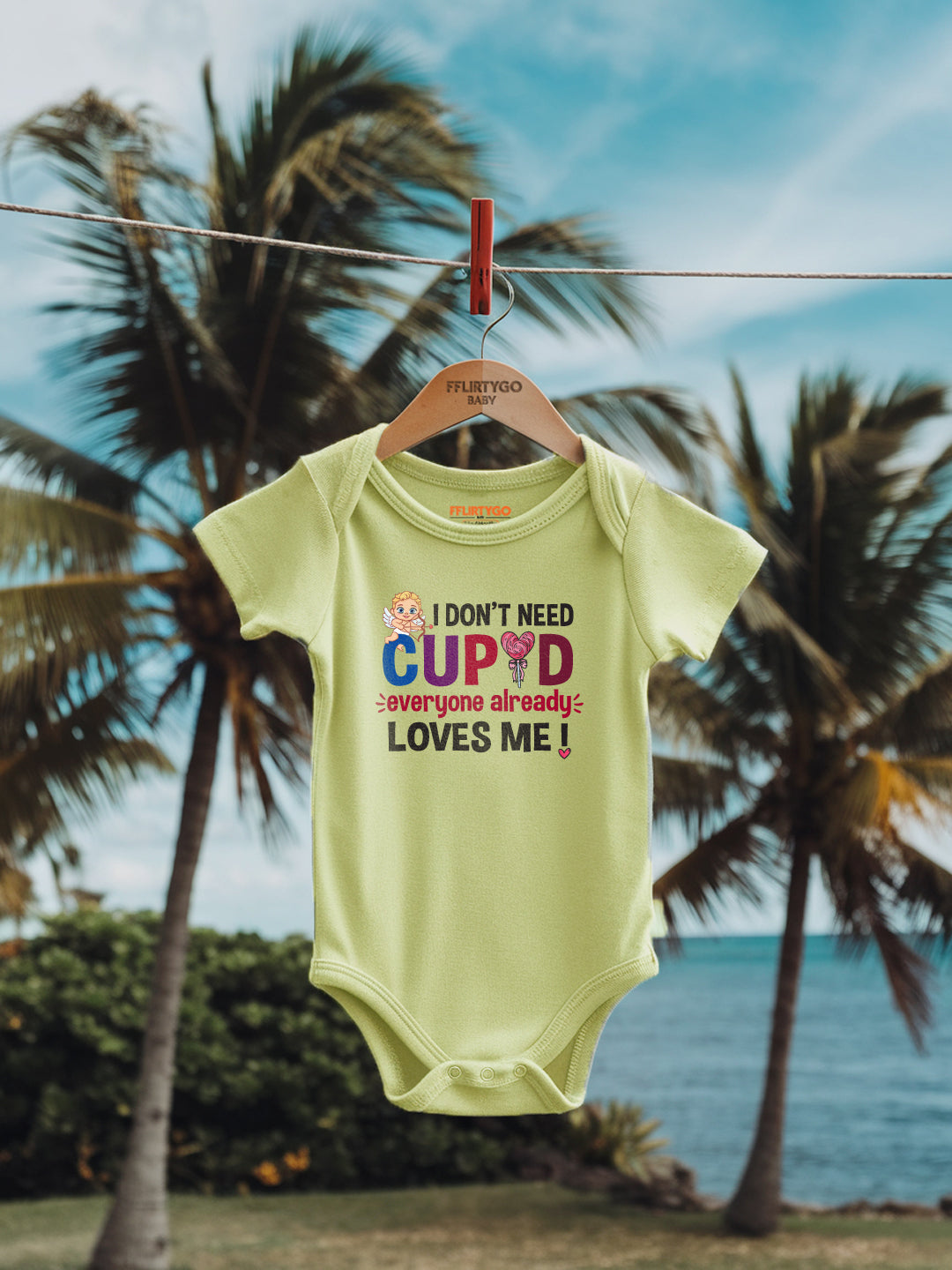 I Don't Need Cupid Baby Romper | Onesies