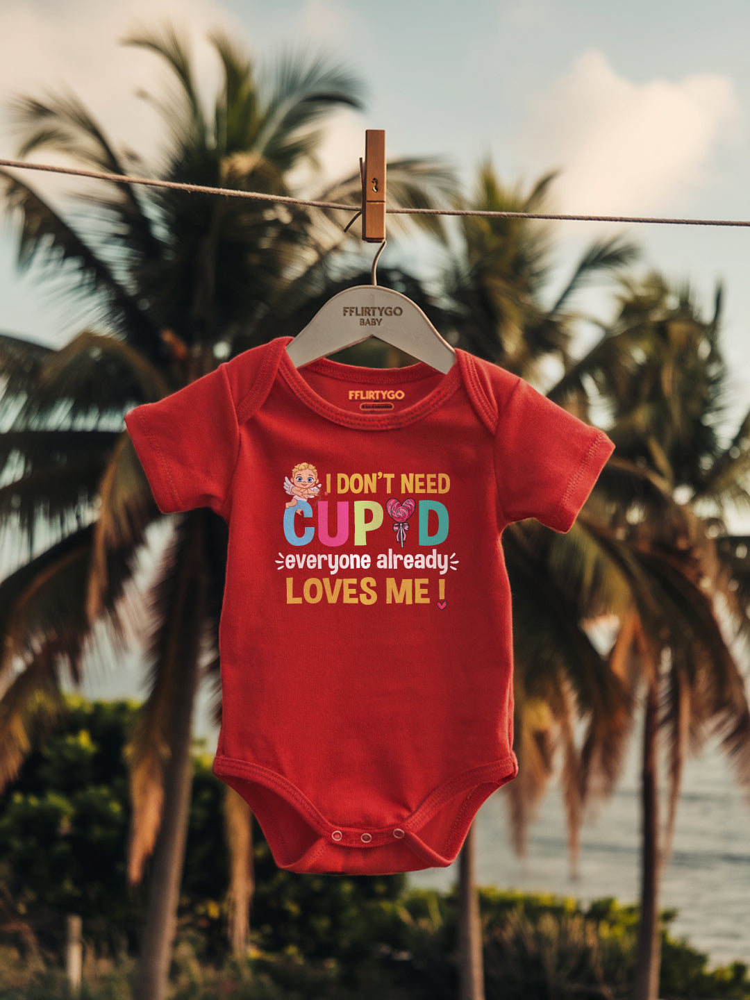 I Don't Need Cupid Baby Romper | Onesies