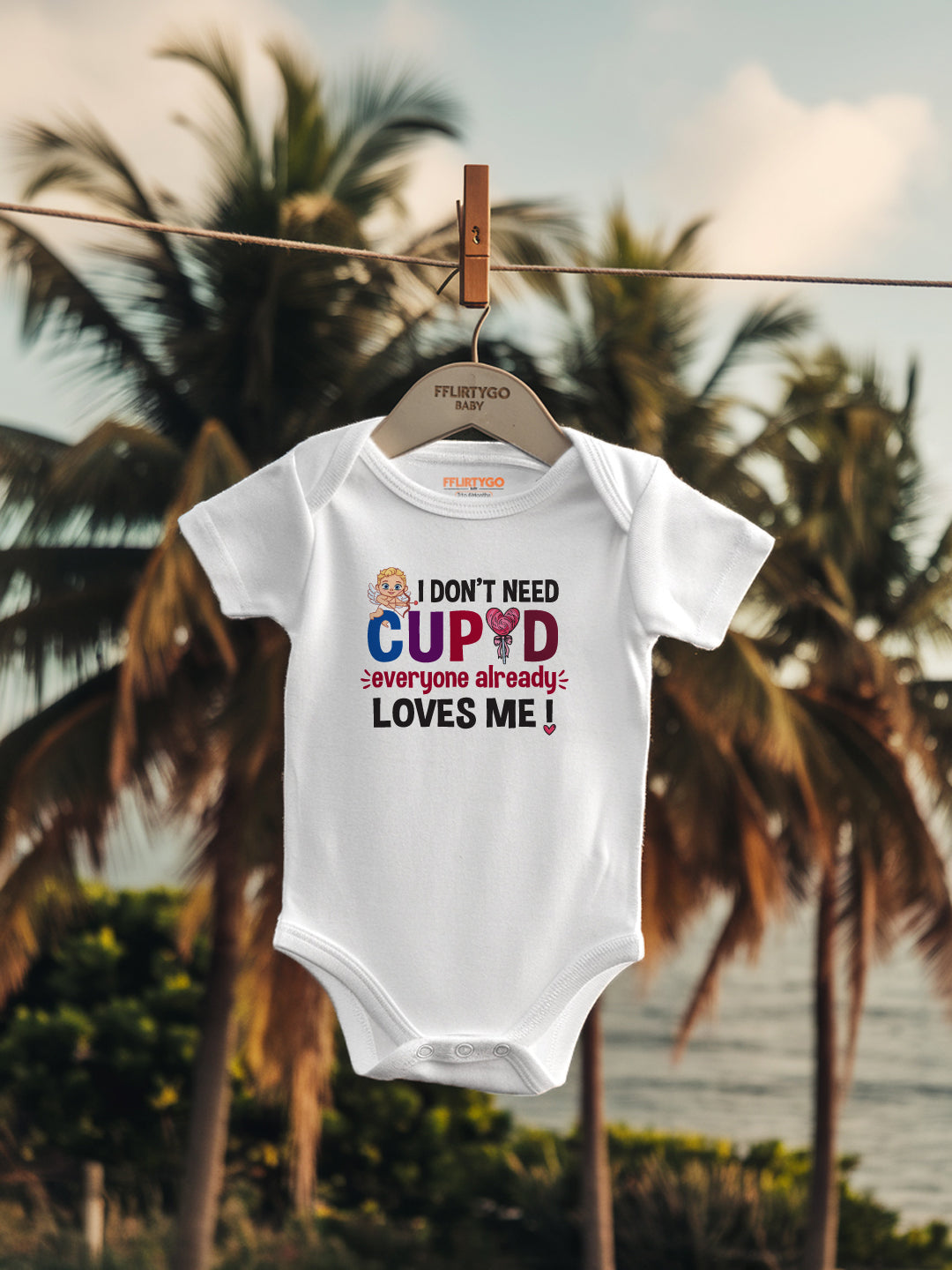 I Don't Need Cupid Baby Romper | Onesies