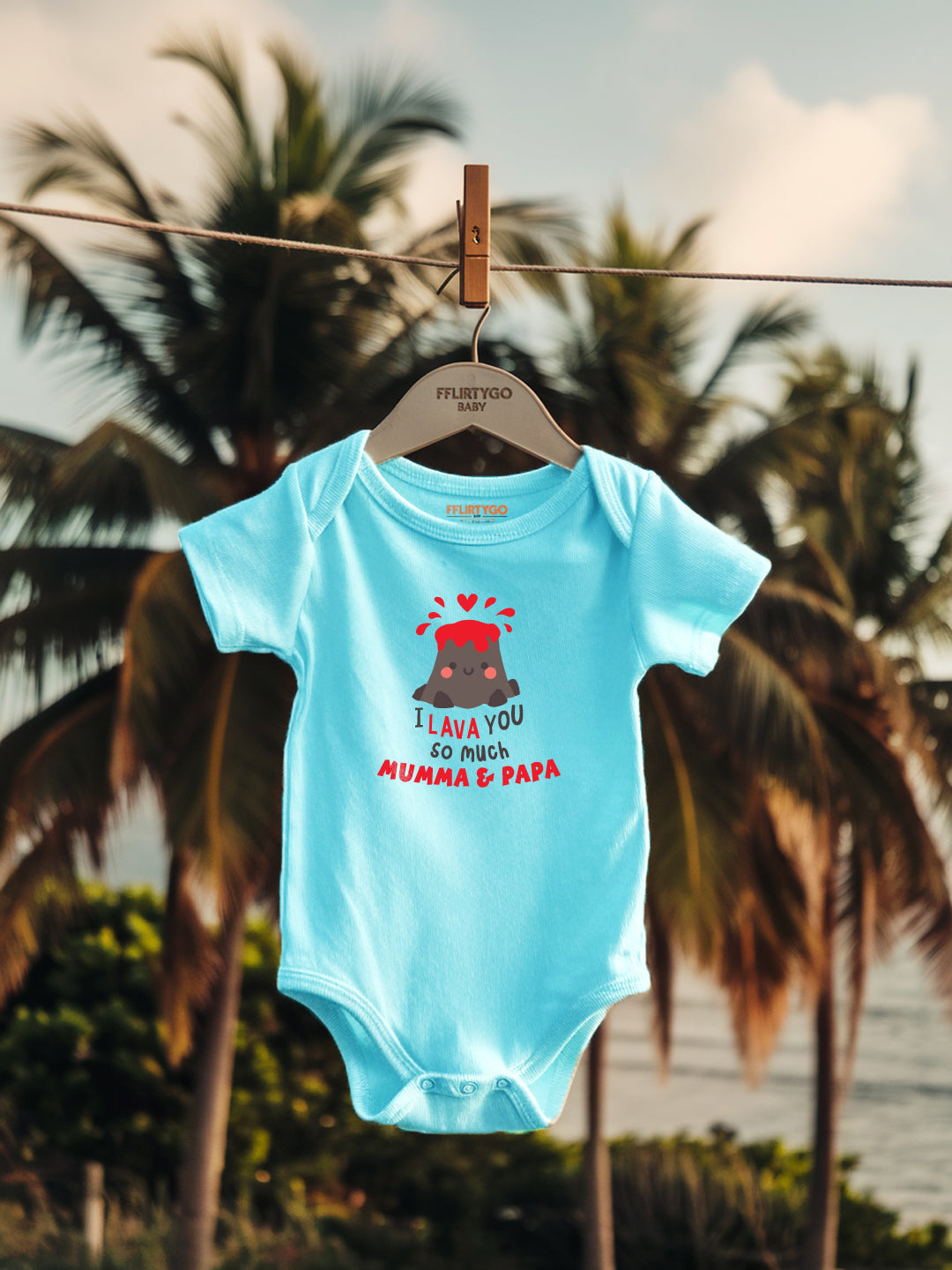I Lava You So Much Baby Romper | Onesies