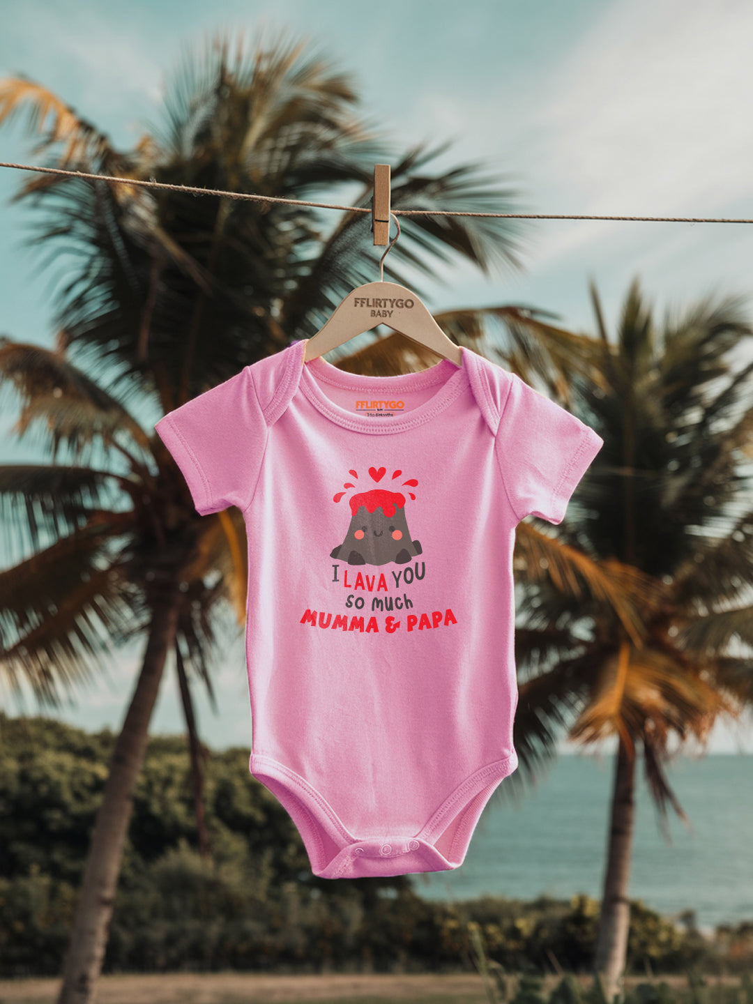 I Lava You So Much Baby Romper | Onesies