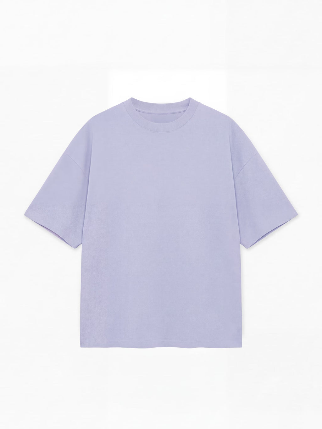 Light Purple Men's Oversized T-Shirt