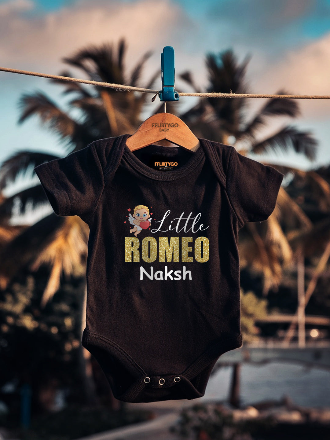 Little Romeo Baby Romper | Onesies w/ Custom Name