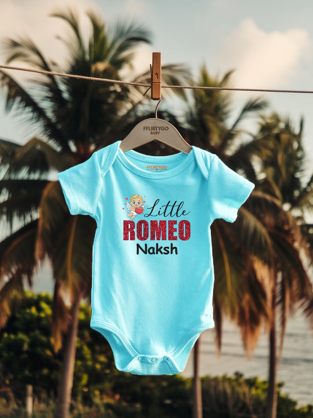 Little Romeo Baby Romper | Onesies w/ Custom Name