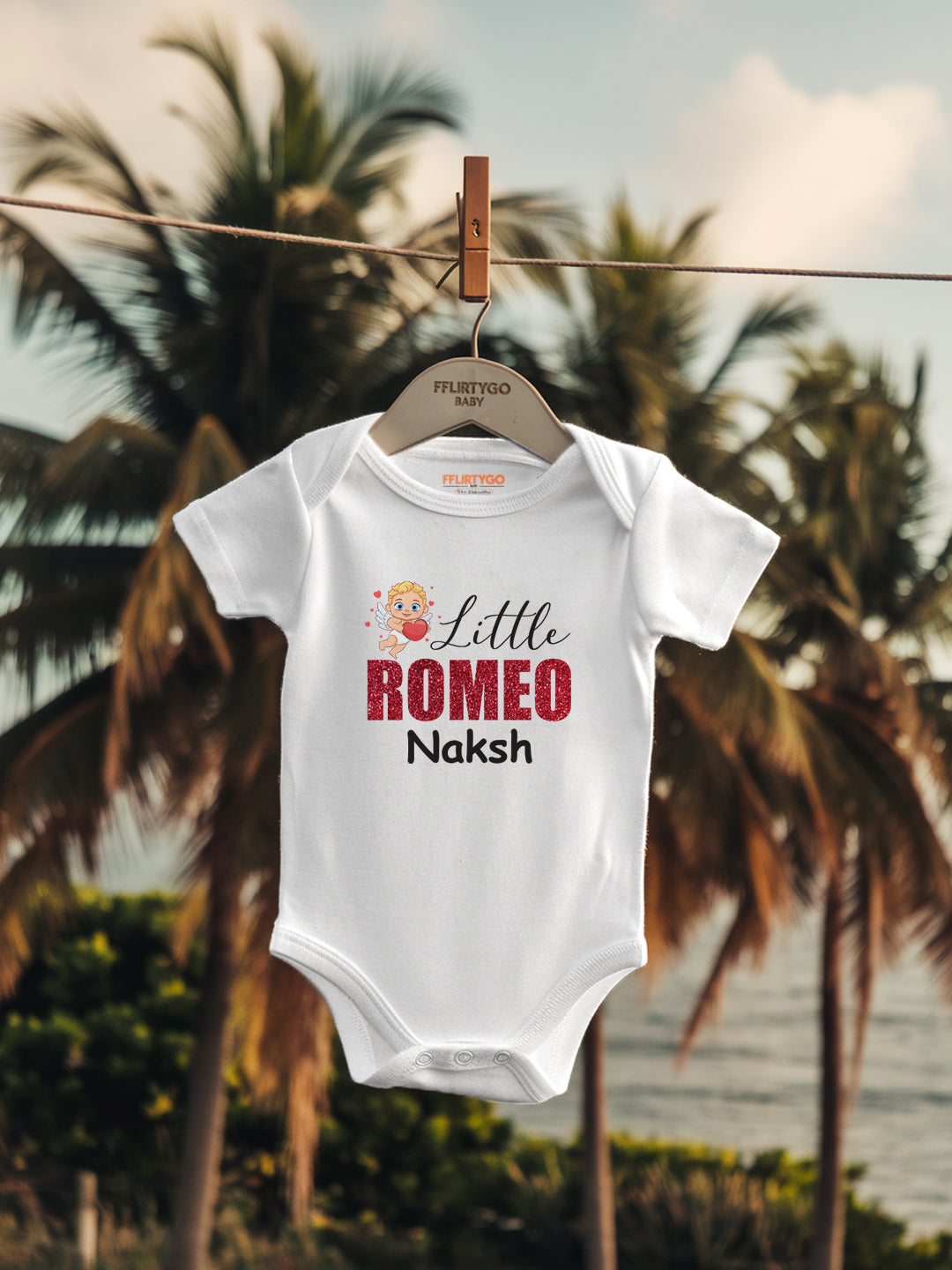 Little Romeo Baby Romper | Onesies w/ Custom Name