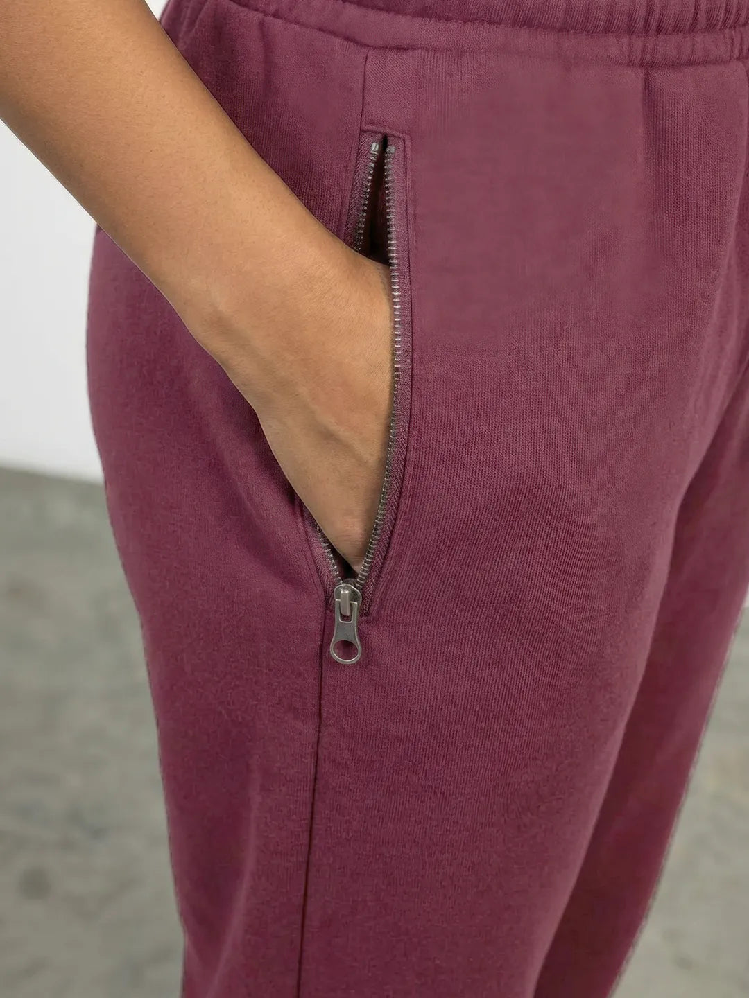 Marron Straight-Fit Joggers