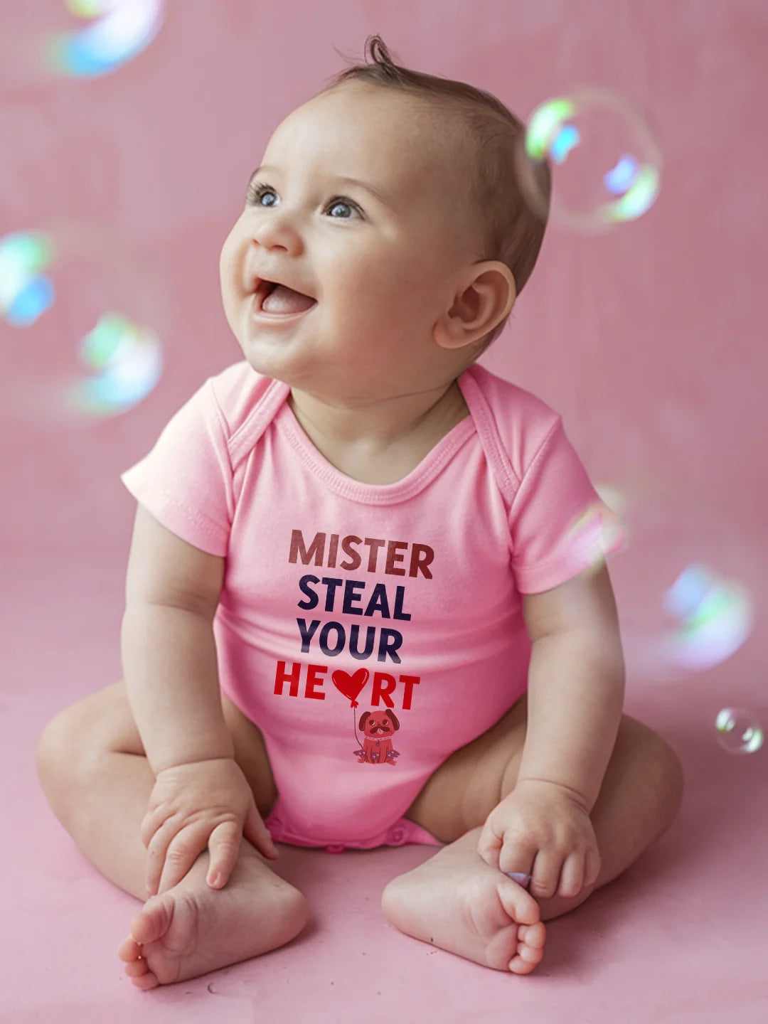 Mister Steal your heart Baby Romper | Onesies