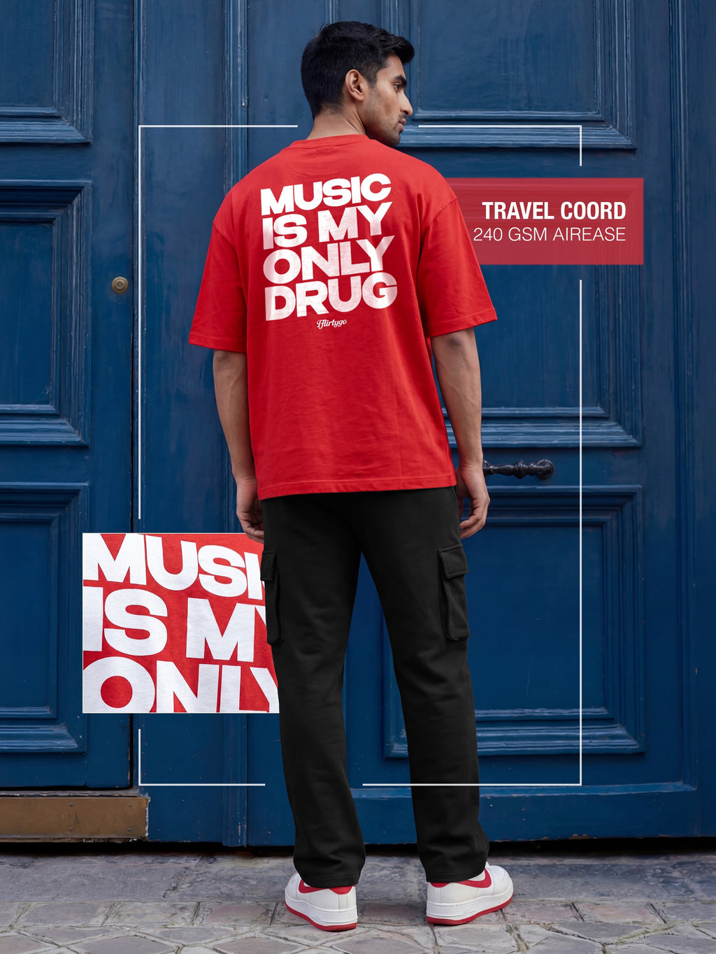 Music Cotton Men's 240 GSM AirEase Co-ord