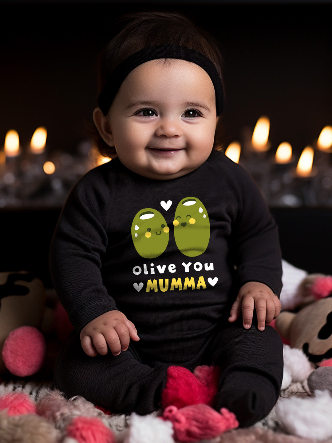 Olive You Mumma Baby Romper | Onesies