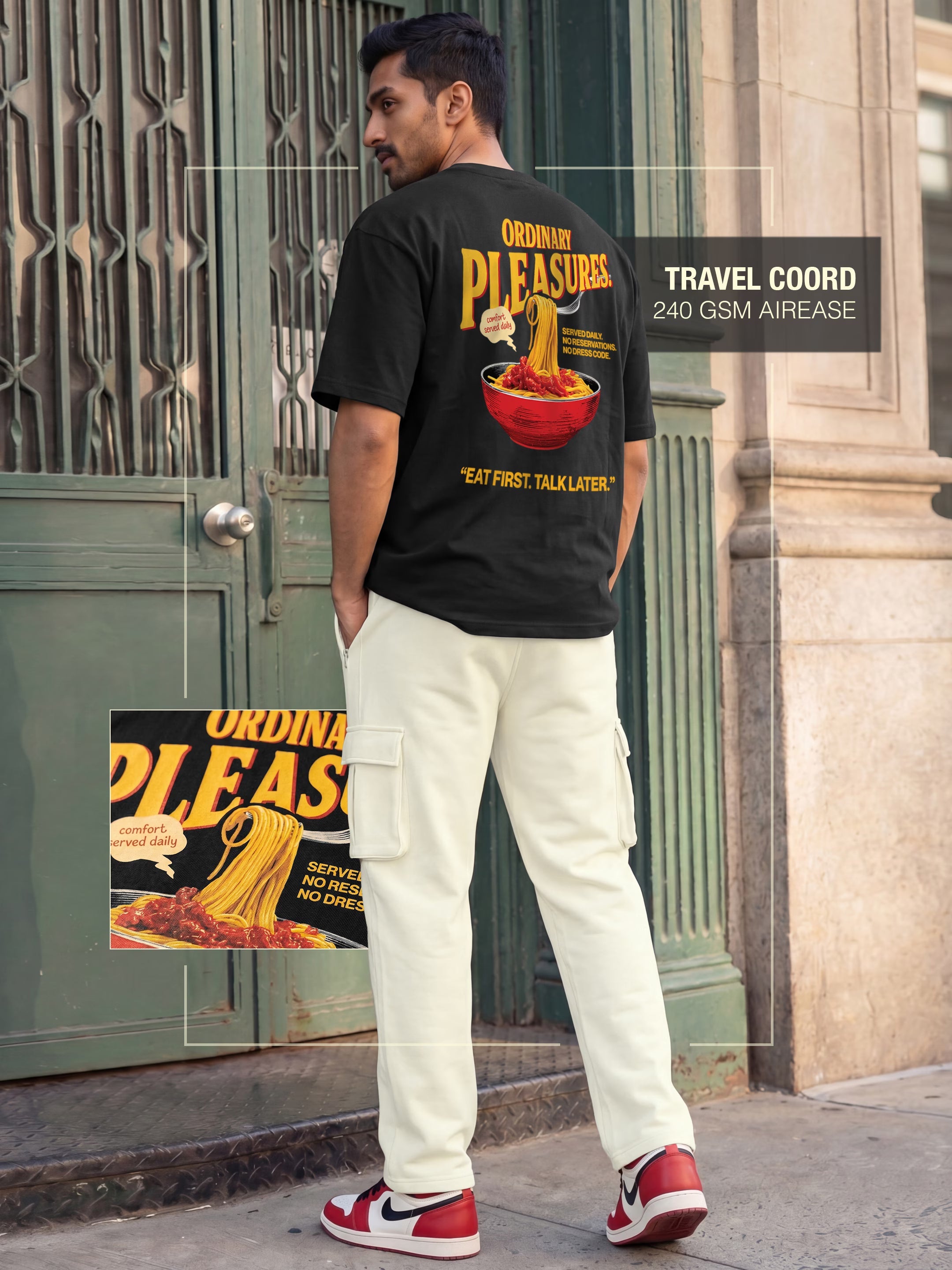 Ordinary Pleasures Cotton Men's 240 GSM AirEase Co-ord