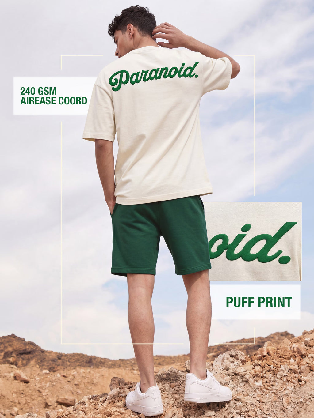 Paranoid Cotton Men's 240 GSM AirEase Summer Coords