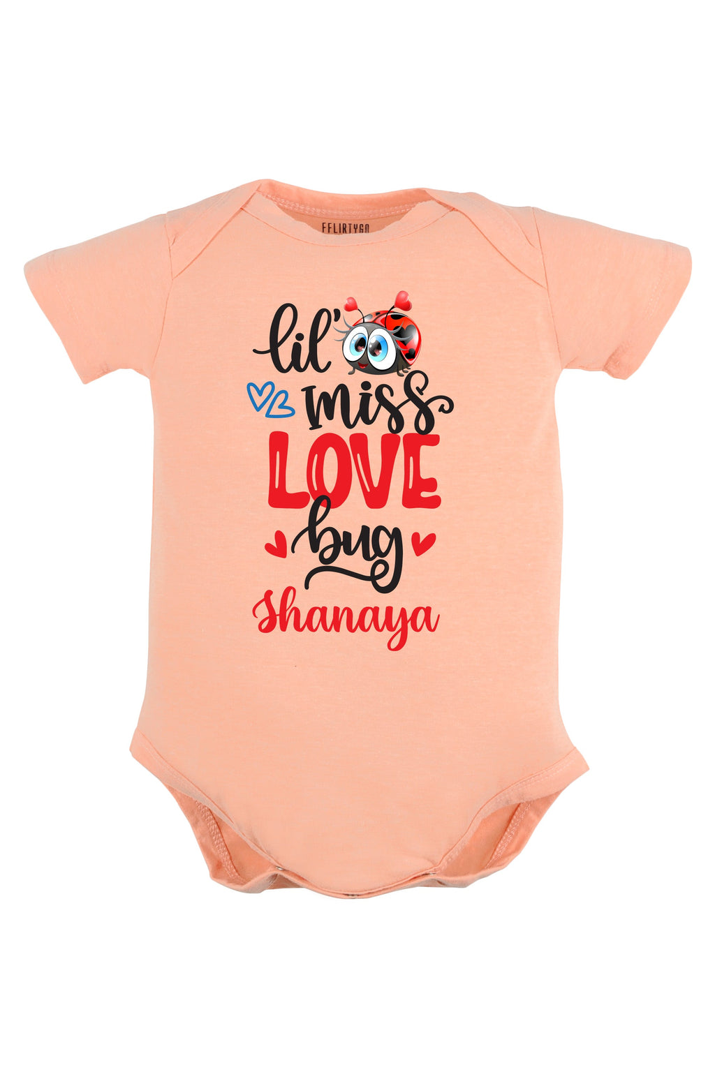 Lil Miss Love Bug Baby Romper | Onesies w/ Custom Name