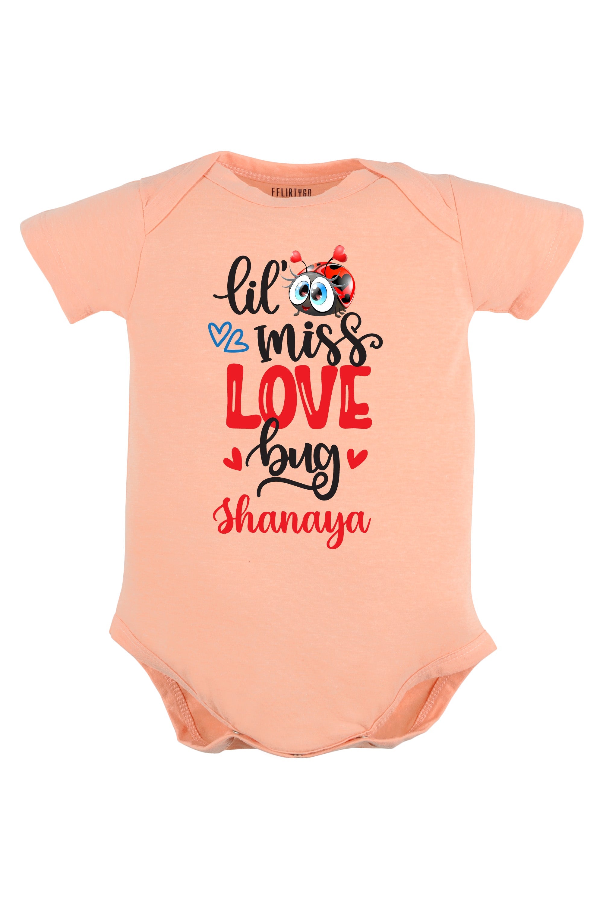 Lil Miss Love Bug Baby Romper | Onesies w/ Custom Name