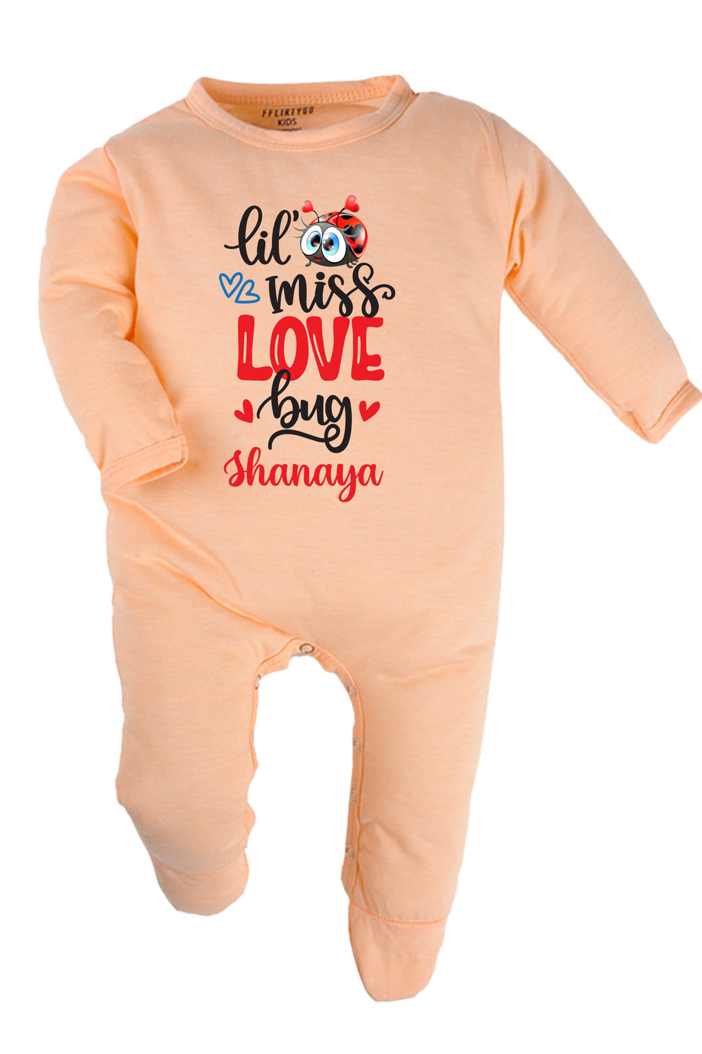 Lil Miss Love Bug Baby Romper | Onesies w/ Custom Name