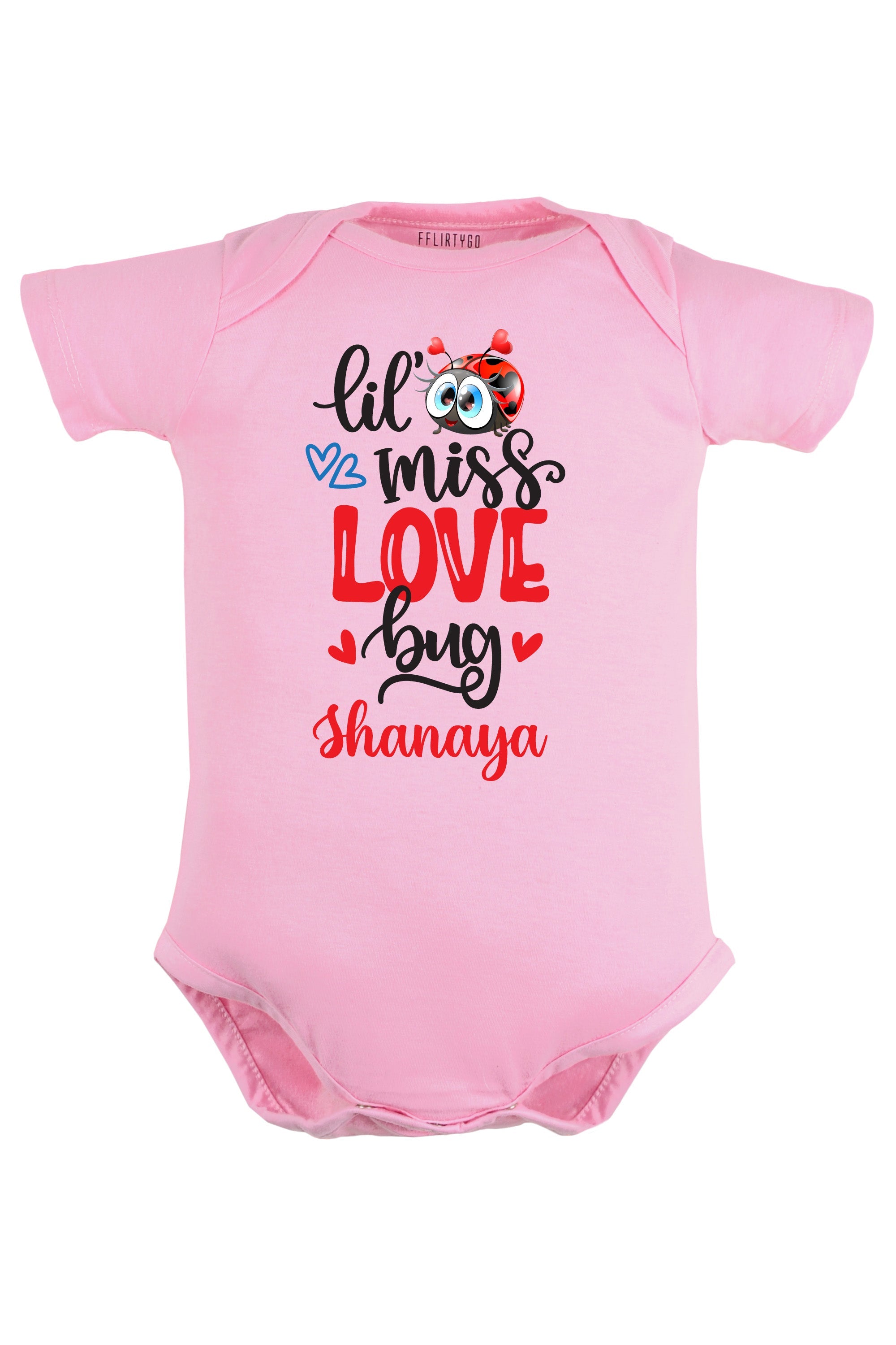 Lil Miss Love Bug Baby Romper | Onesies w/ Custom Name