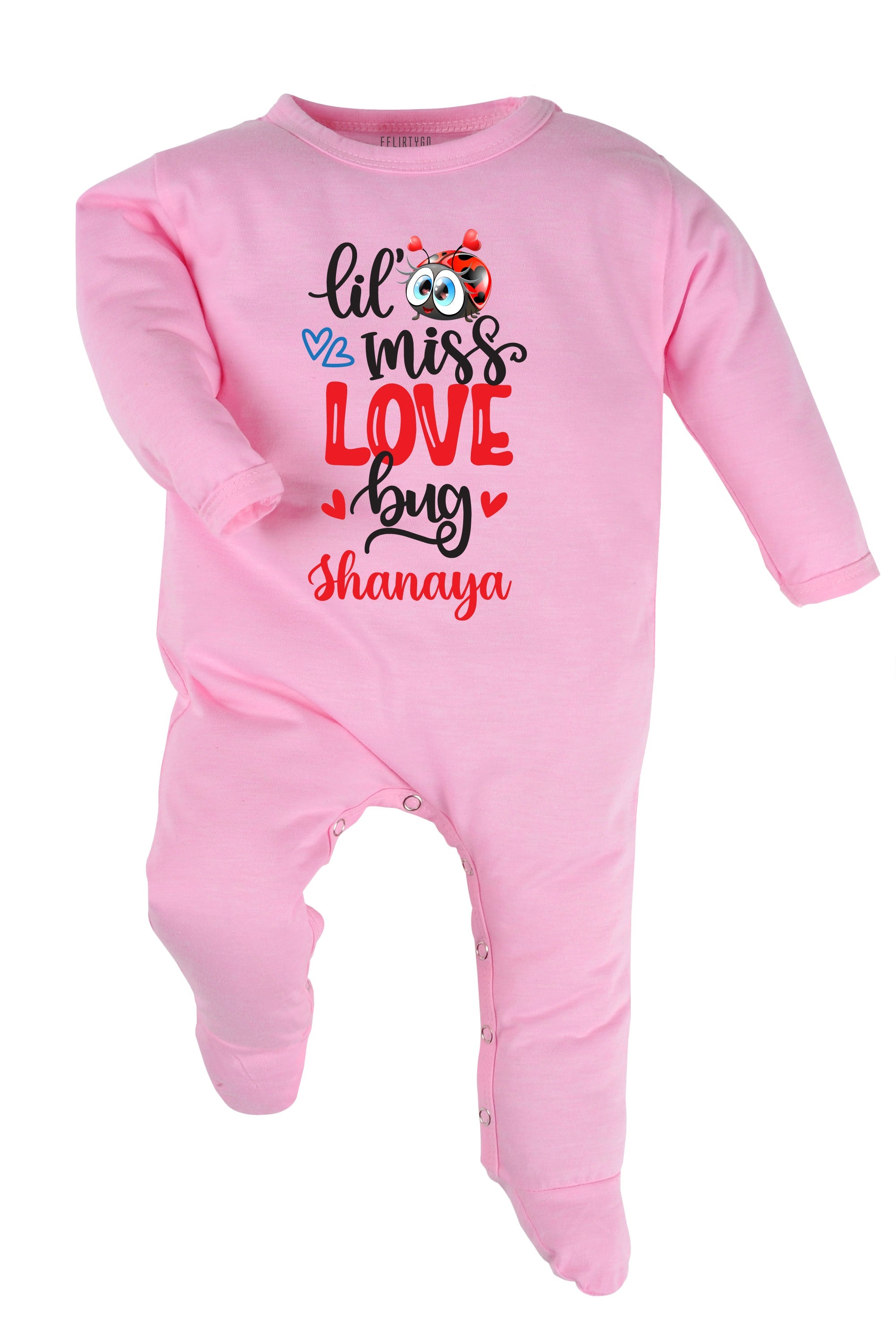 Lil Miss Love Bug Baby Romper | Onesies w/ Custom Name